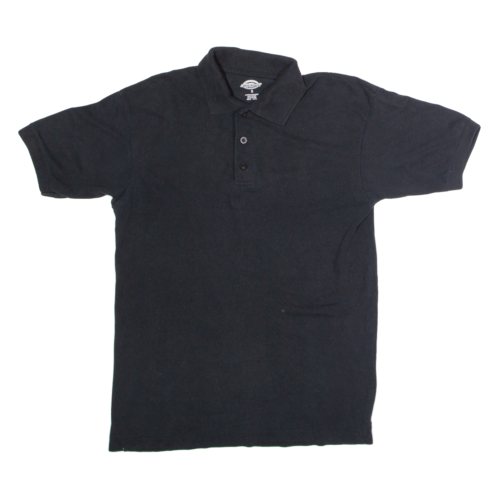 DICKIES Mens Polo Shirt Black S Refurbished - N/A refurbished available on Cerqular