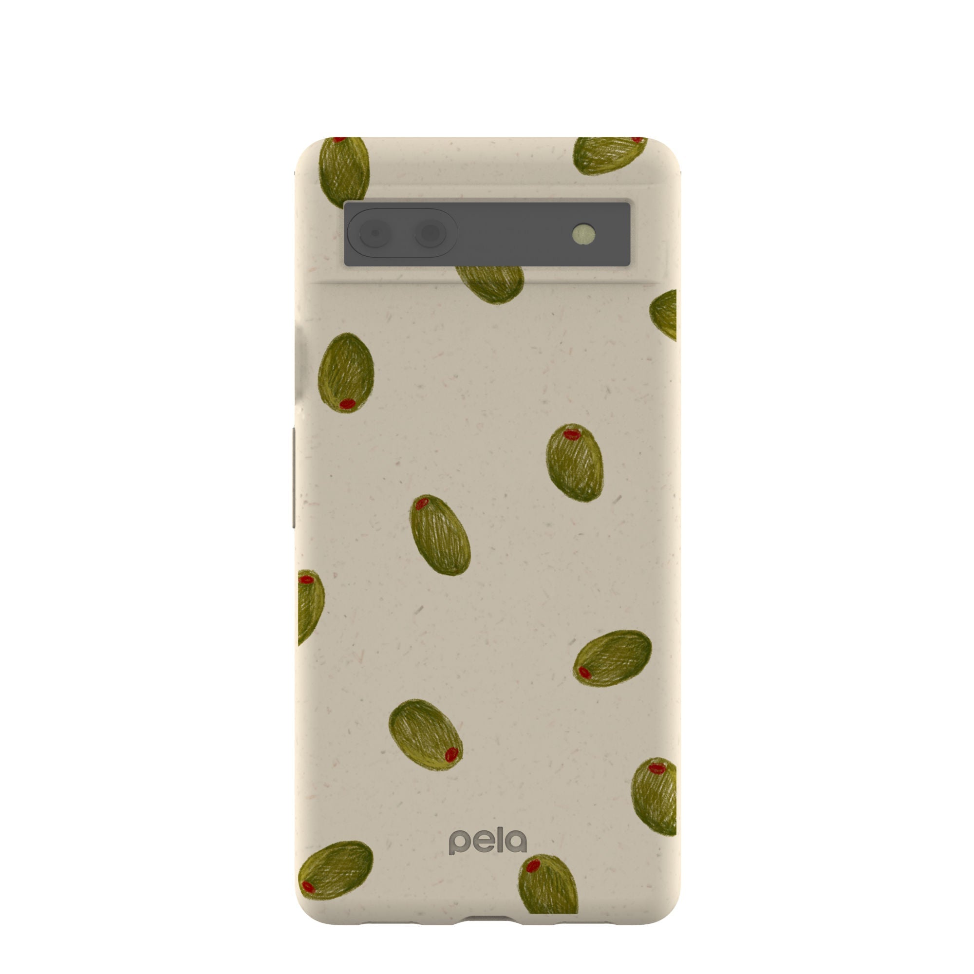 London Fog Olive Party Google Pixel 6a Case Refurbished - Pela Case refurbished available on Cerqular