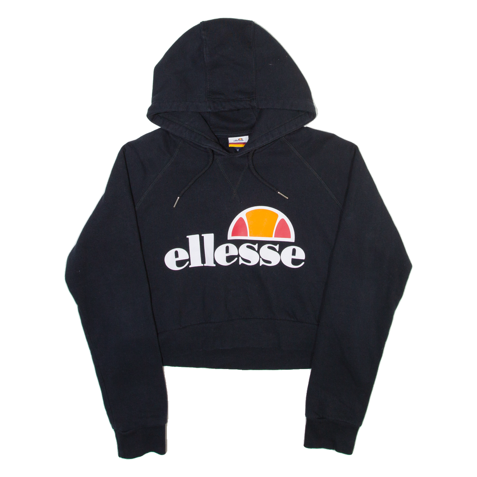 ELLESSE Womens Black Hoodie UK 12 Refurbished - N/A refurbished available on Cerqular