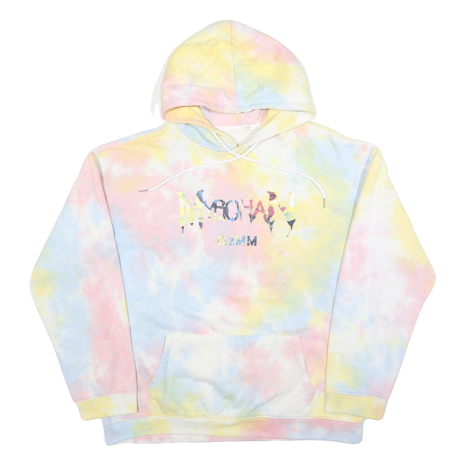 Womens Multicolour Tie Dye Printed Hoodie XL Casual Cotton Blend Sweater Refurbished - N/A refurbished available on Cerqular