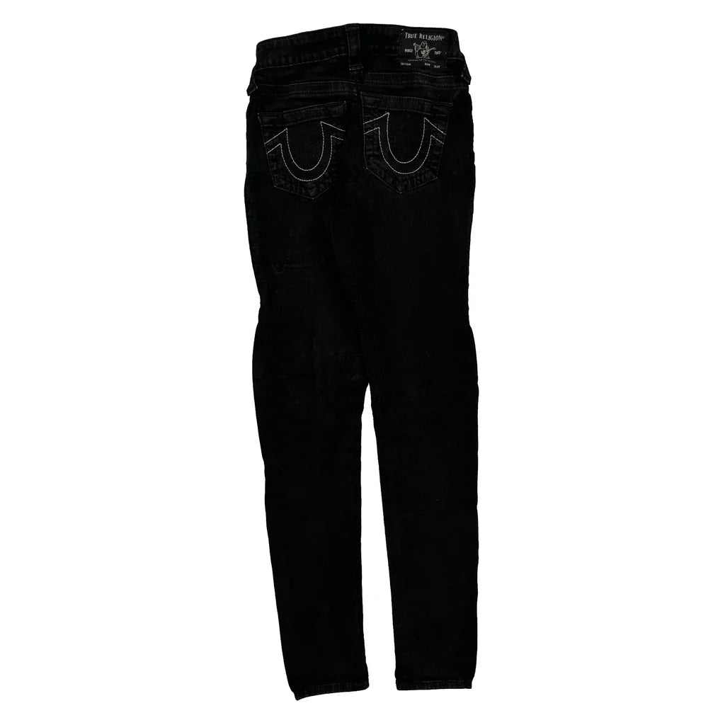 Buy True Religion Skinny Jeans - 26W UK 6 Black Cotton Blend Refurbished - $29.47 True Religion Skinny Jeans - 26W UK 6 Black Cotton Blend Refurbished - Thrifted (note: this is a term often used to describe second- refurbished available on Cerqular