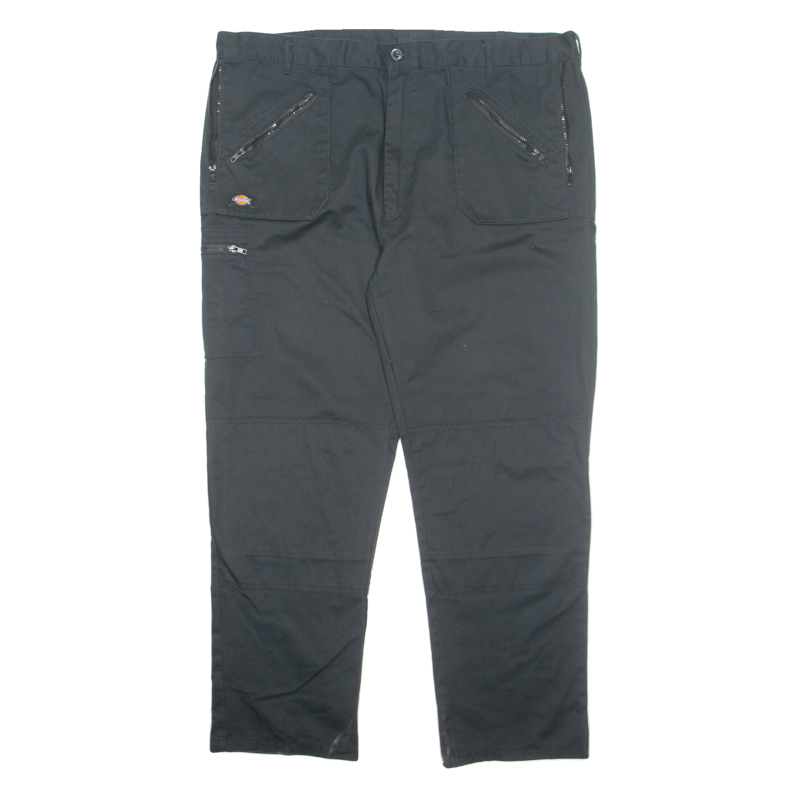 DICKIES Cargo Mens Trousers Black Regular Straight W44 L32 Refurbished - N/A refurbished available on Cerqular
