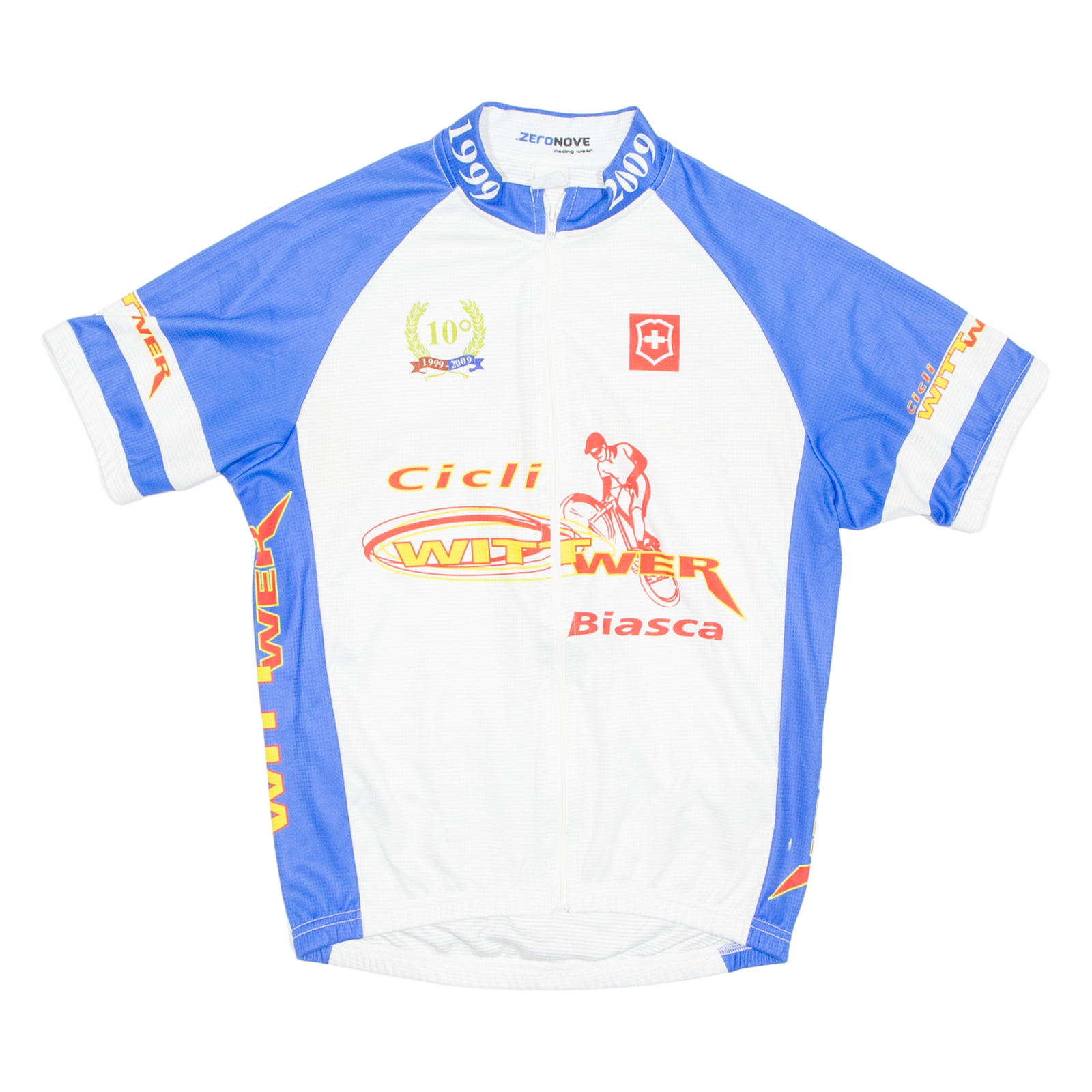 Cycling Mens Jersey Blue Full Zip M Refurbished - N/A refurbished available on Cerqular