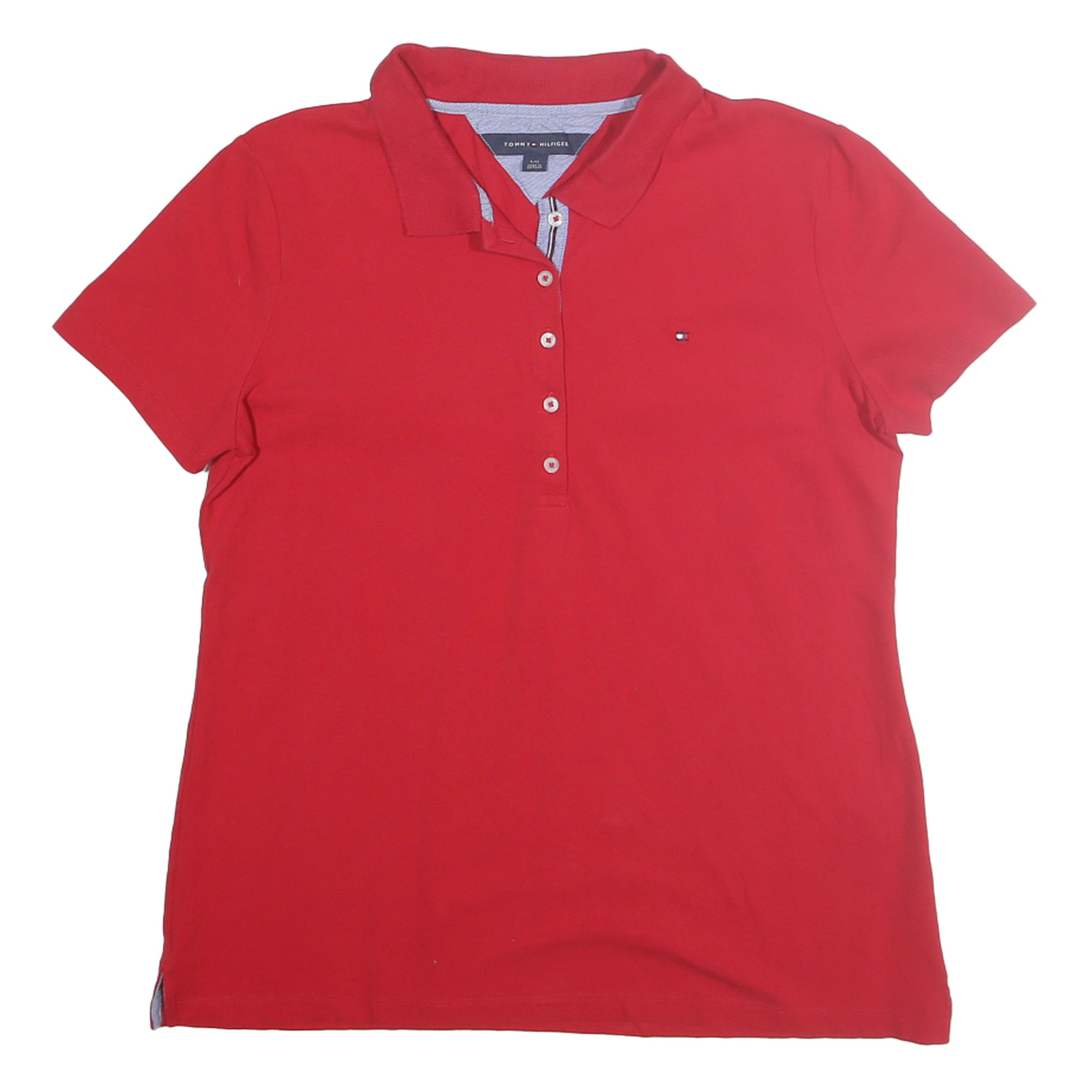 Buy TOMMY HILFIGER Womens Red Short Sleeve Plain Polo Shirt L Cotton Blend Casual Refurbished - $32.49 TOMMY HILFIGER Womens Red Short Sleeve Plain Polo Shirt L Cotton Blend Casual Refurbished - N/A refurbished available on Cerqular