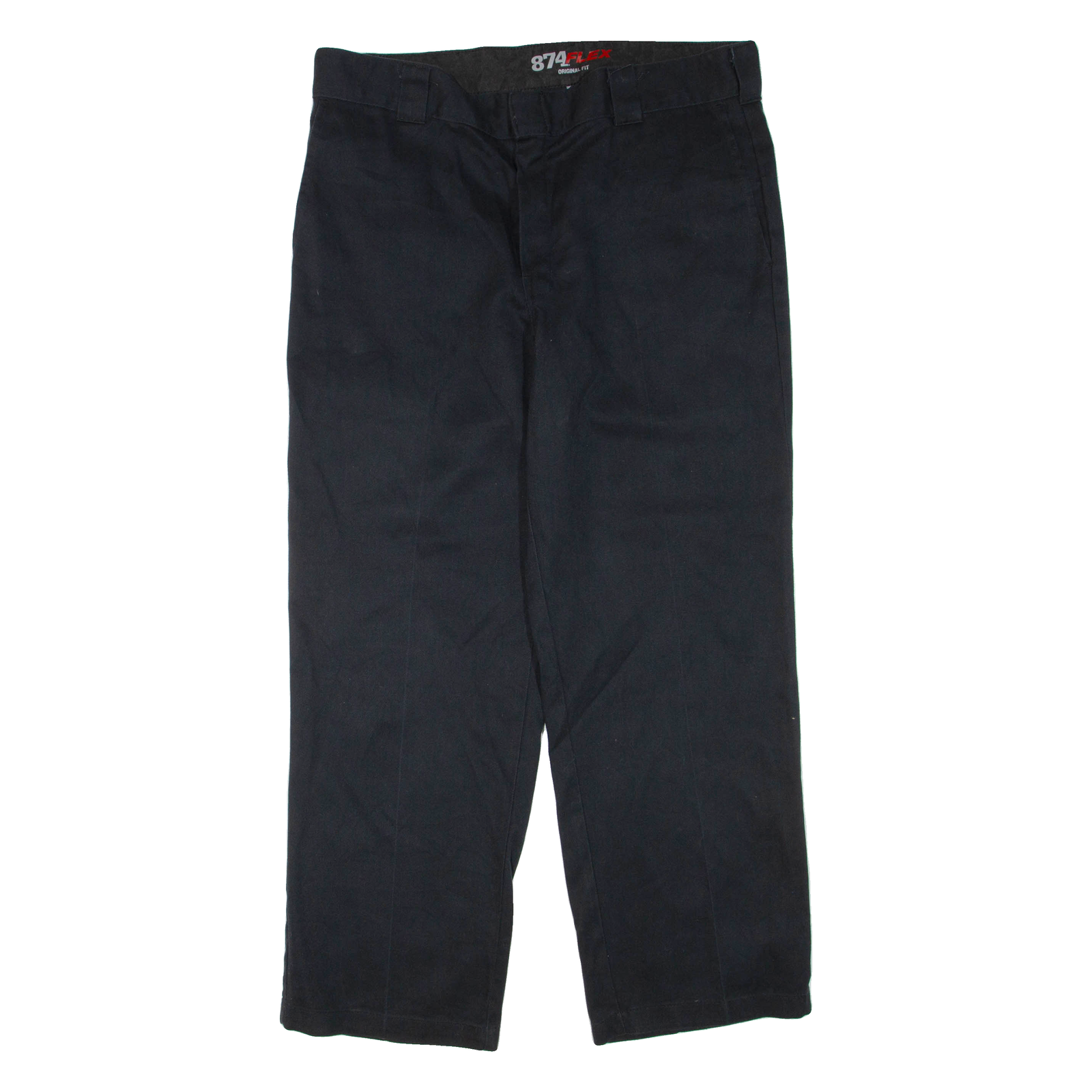 DICKIES Mens Trousers Black Regular Straight W38 L32 Refurbished - N/A refurbished available on Cerqular