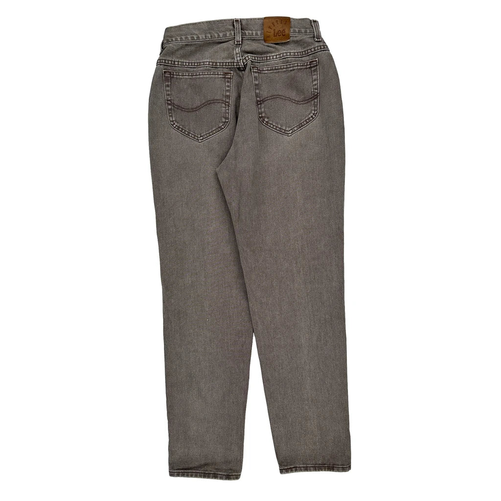 Lee Jeans - 28W UK 8 Grey Denim Refurbished - Thrifted (note: this is a term often used to describe second- refurbished available on Cerqular