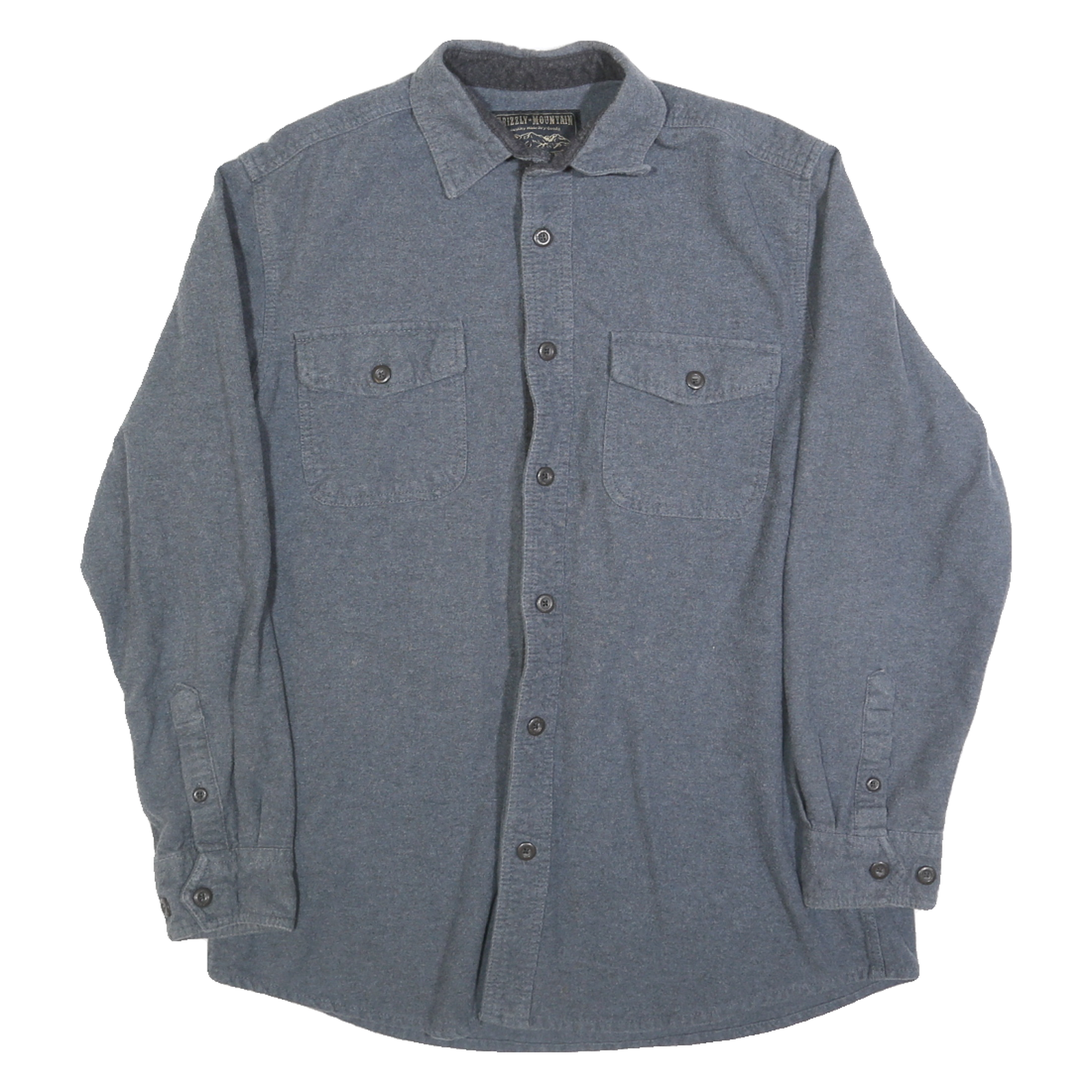 Buy GRIZZLY MOUNTAIN Mens Blue Shirt L Cotton Long Sleeve Casual Classic Pocket Refurbished - $25.99 GRIZZLY MOUNTAIN Mens Blue Shirt L Cotton Long Sleeve Casual Classic Pocket Refurbished - N/A refurbished available on Cerqular