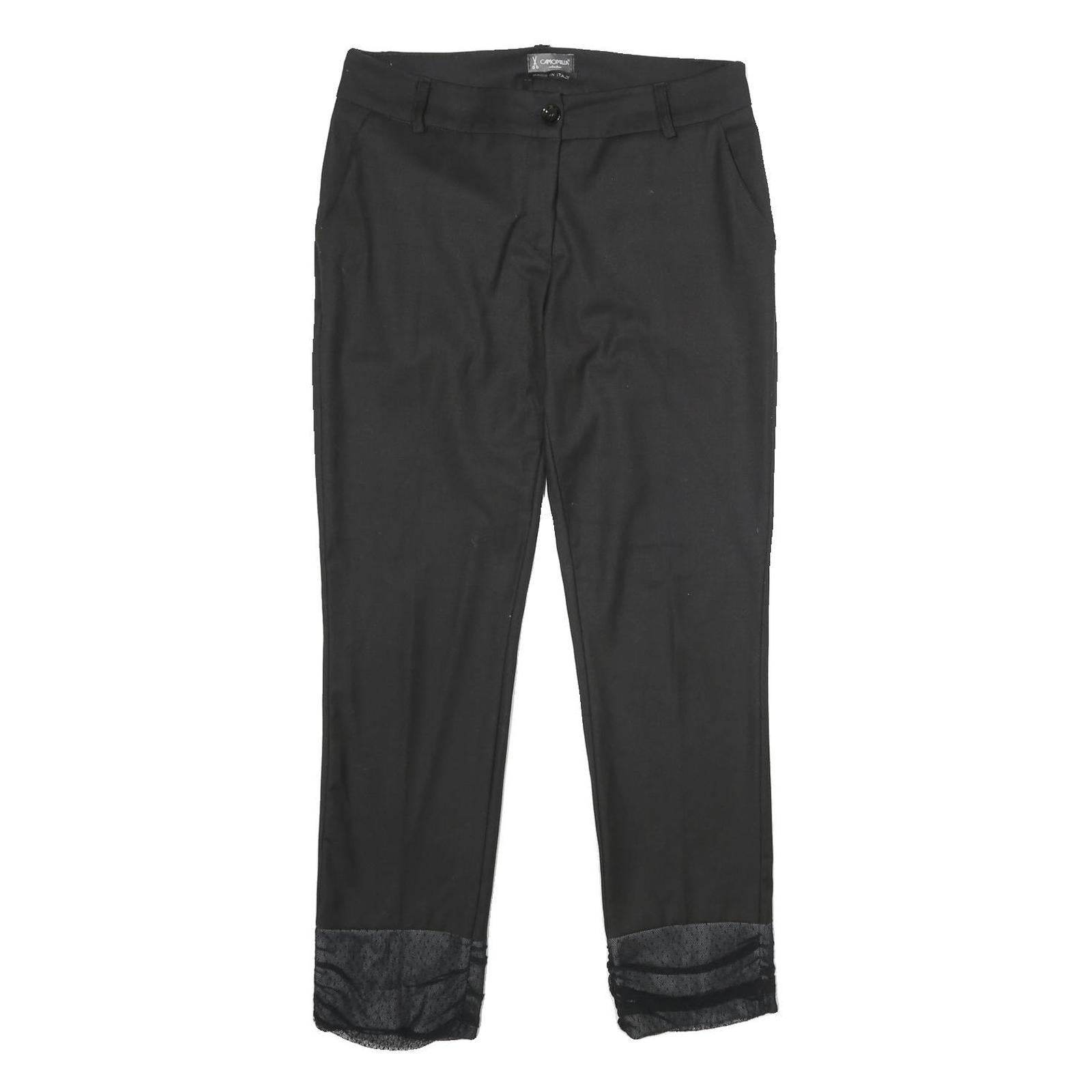 Buy CAMOMILLA Womens Polyester Blend Black Regular Fit Straight Leg Trousers W32 L29 Refurbished - $23.39 CAMOMILLA Womens Polyester Blend Black Regular Fit Straight Leg Trousers W32 L29 Refurbished - N/A refurbished available on Cerqular
