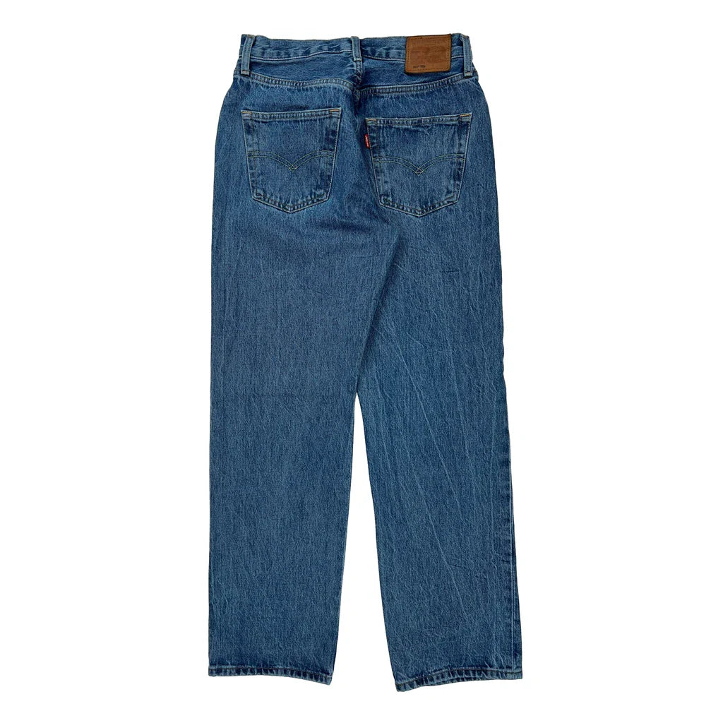 Levis 501 Jeans - 27W UK 8 Blue Cotton Refurbished - Thrifted (note: this is a term often used to describe second- refurbished available on Cerqular