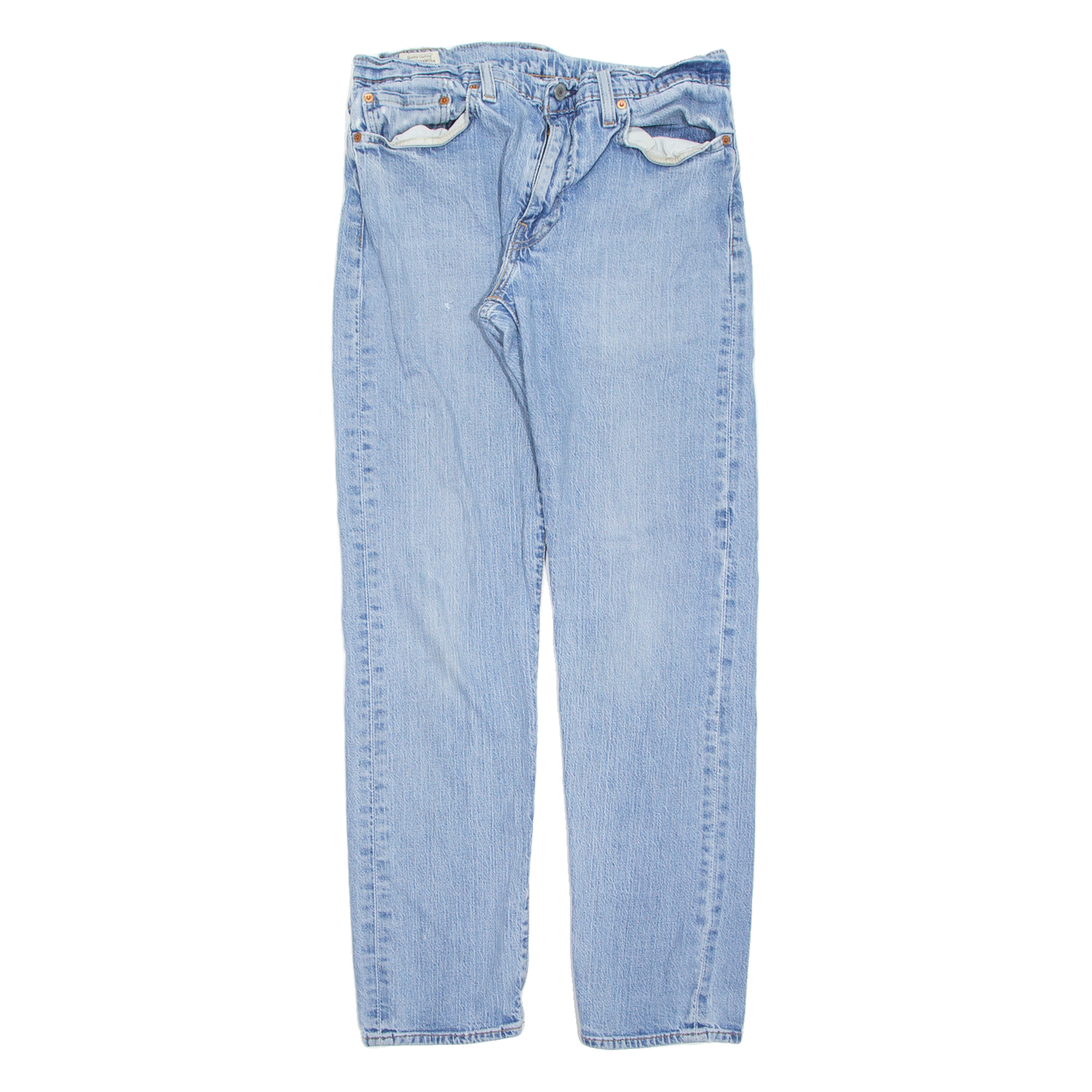 LEVI'S 502 Jeans Womens Blue Regular Tapered Stone Wash W32 L34 Refurbished - N/A refurbished available on Cerqular