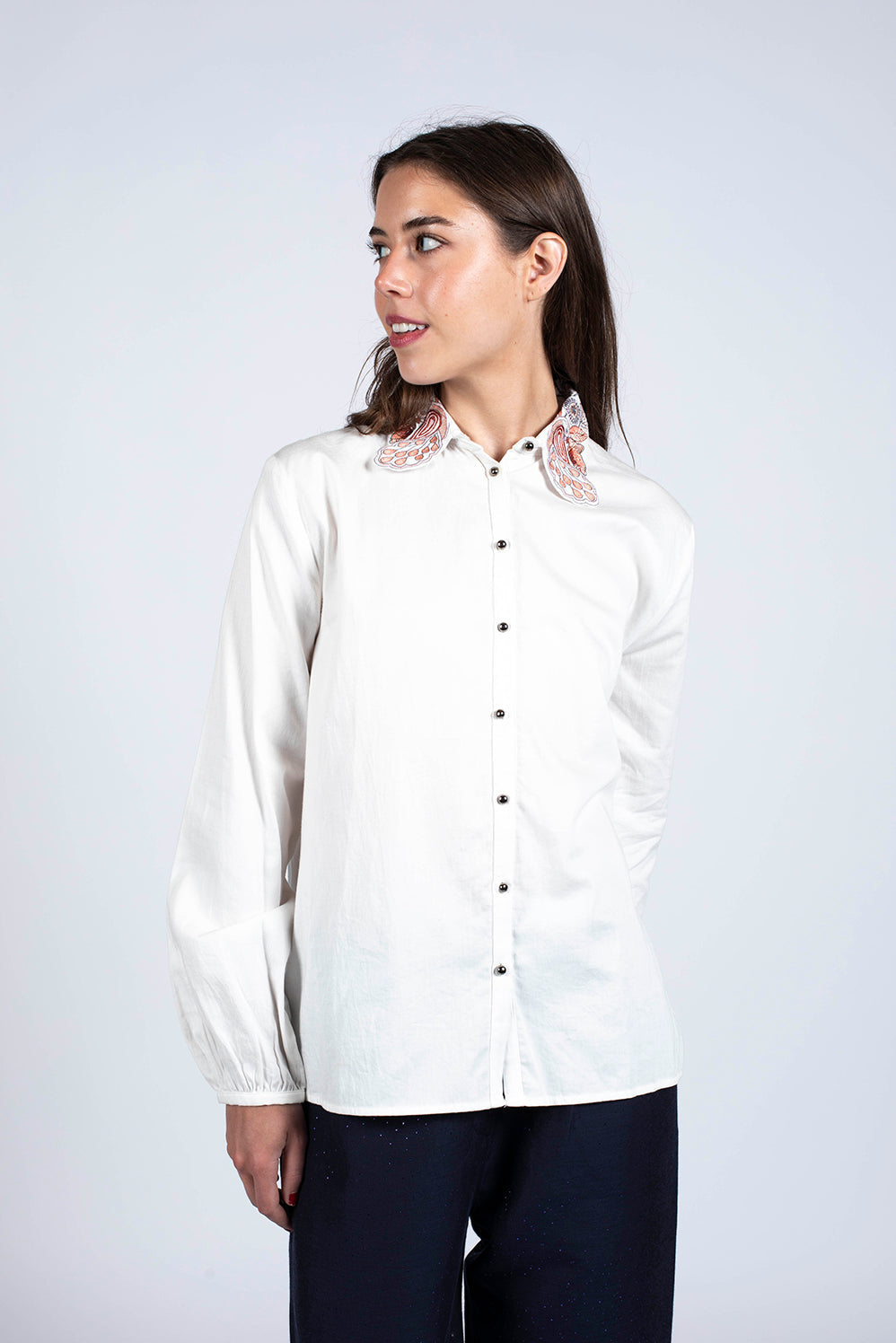 Chemise Brodée Ami | Taille: M Refurbished - N/A (I could not find a known brand with this name. If refurbished available on Cerqular