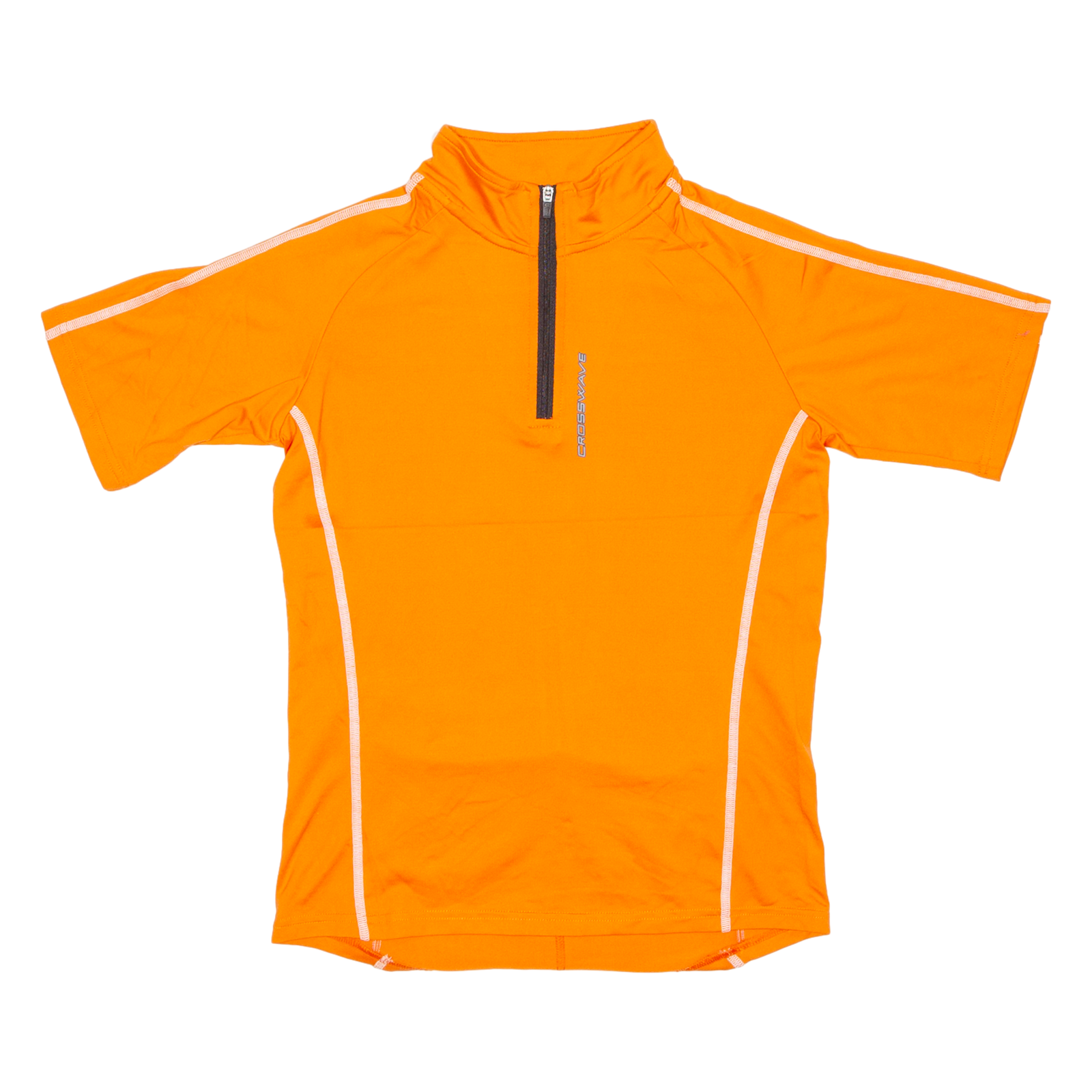 CROSSWAVE Cycling Mens Jersey Orange 1/4 Zip S Refurbished - N/A refurbished available on Cerqular