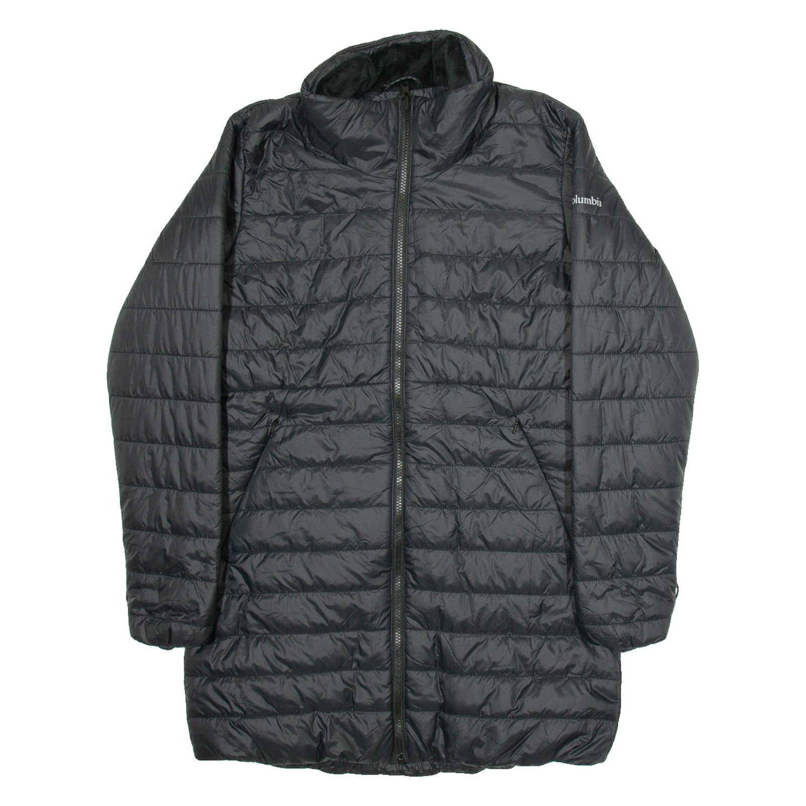 COLUMBIA Womens Puffer Jacket Black M Refurbished - N/A refurbished available on Cerqular