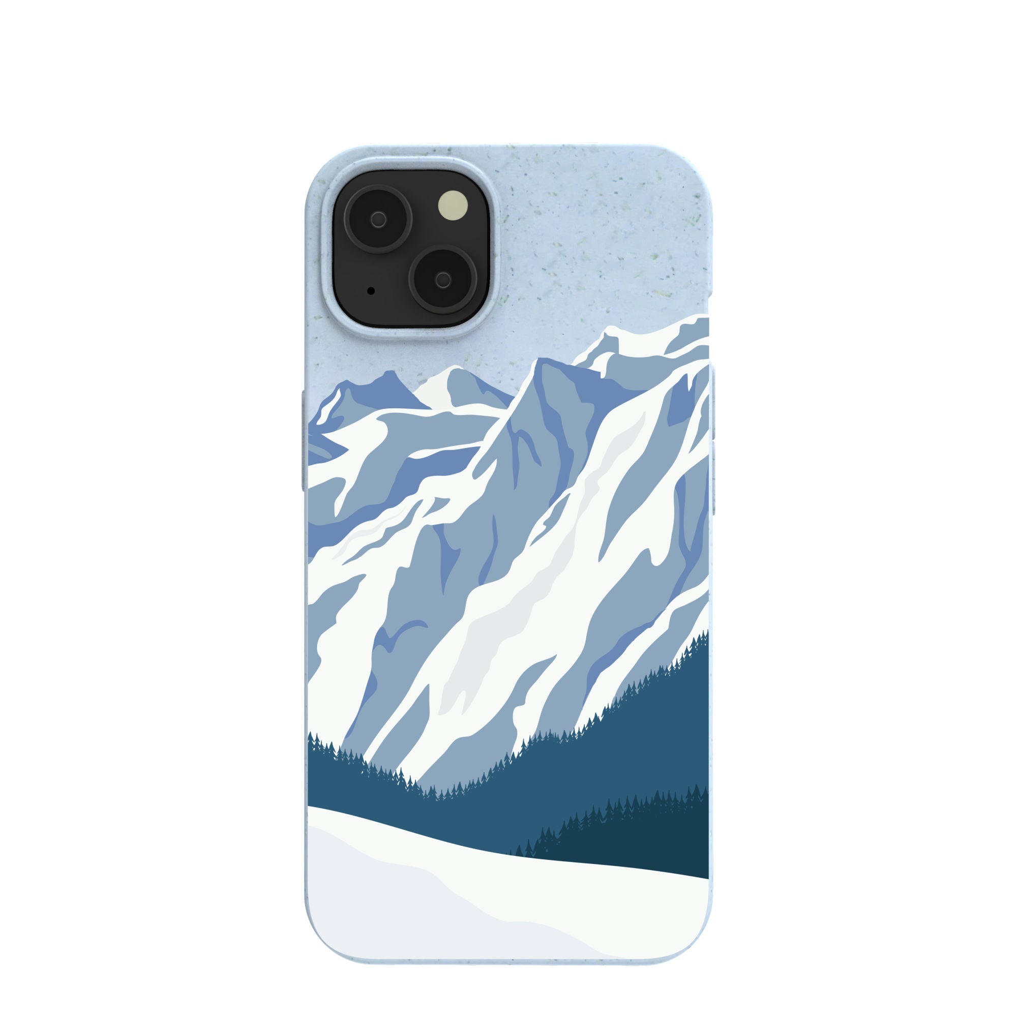 Powder Blue Slopes Calling iPhone 13 Case Refurbished - Pela Case refurbished available on Cerqular