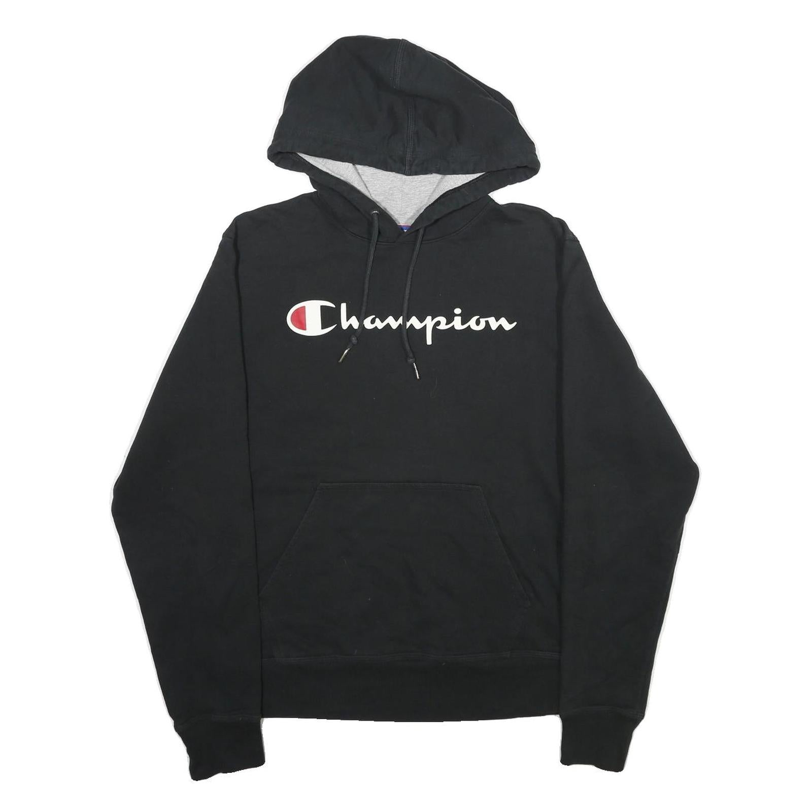 Buy CHAMPION Mens Black Pullover Hoodie S Branded Logo Cotton Blend Casual Refurbished - $33.79 CHAMPION Mens Black Pullover Hoodie S Branded Logo Cotton Blend Casual Refurbished - N/A refurbished available on Cerqular