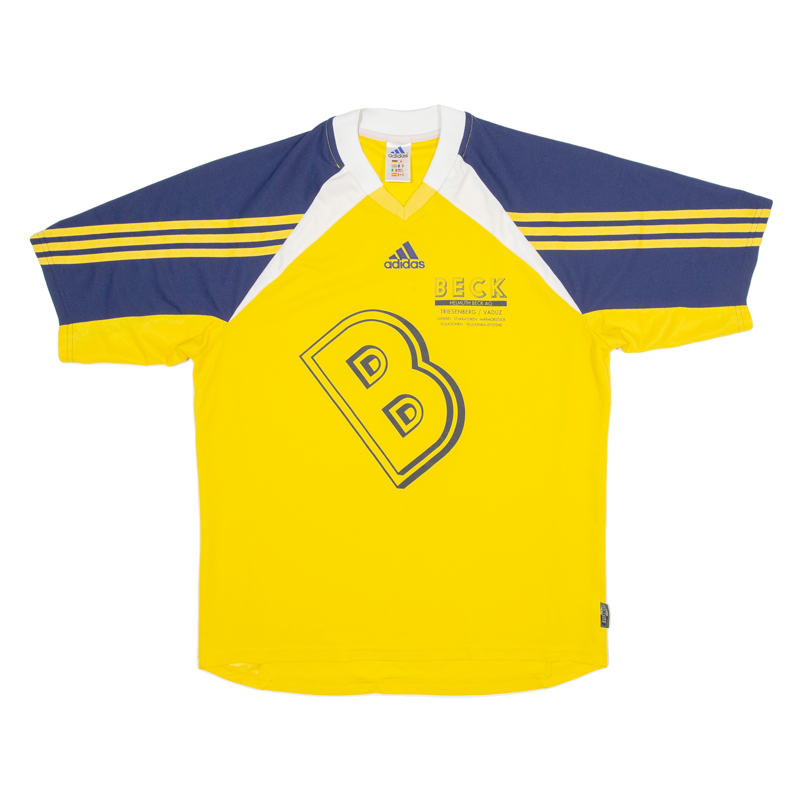 Buy ADIDAS Helmuth Beck AG Mens Football Shirt Jersey Yellow V-Neck L Refurbished - $38.21 ADIDAS Helmuth Beck AG Mens Football Shirt Jersey Yellow V-Neck L Refurbished - N/A refurbished available on Cerqular