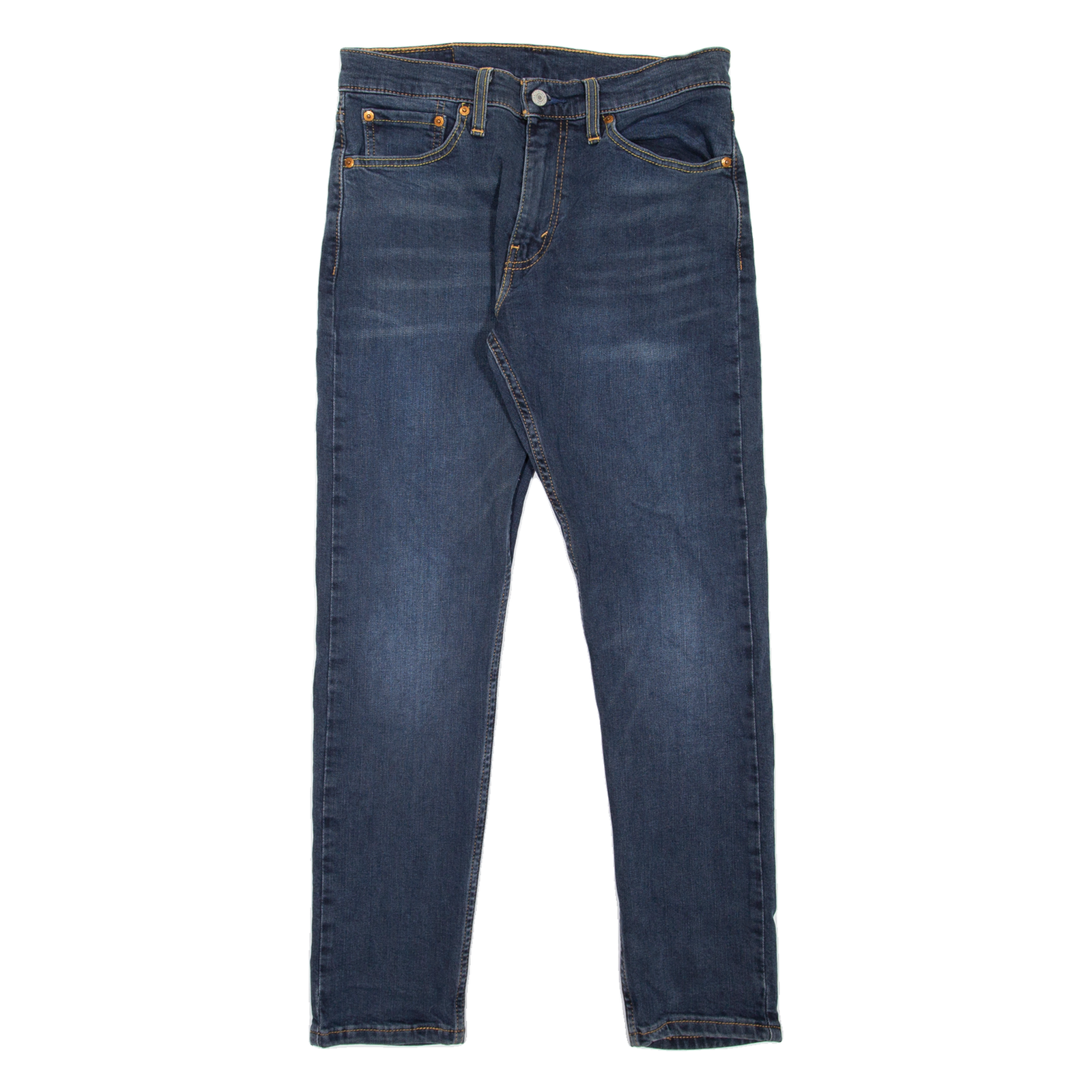 LEVI'S 512 Jeans Mens Blue Slim Tapered Stone Wash W30 L30 Refurbished - N/A refurbished available on Cerqular