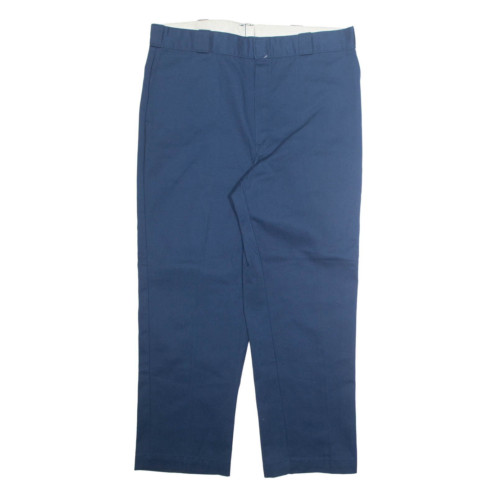 DICKIES Chino Mens Trousers Blue Regular Straight W40 L30 Refurbished - N/A refurbished available on Cerqular