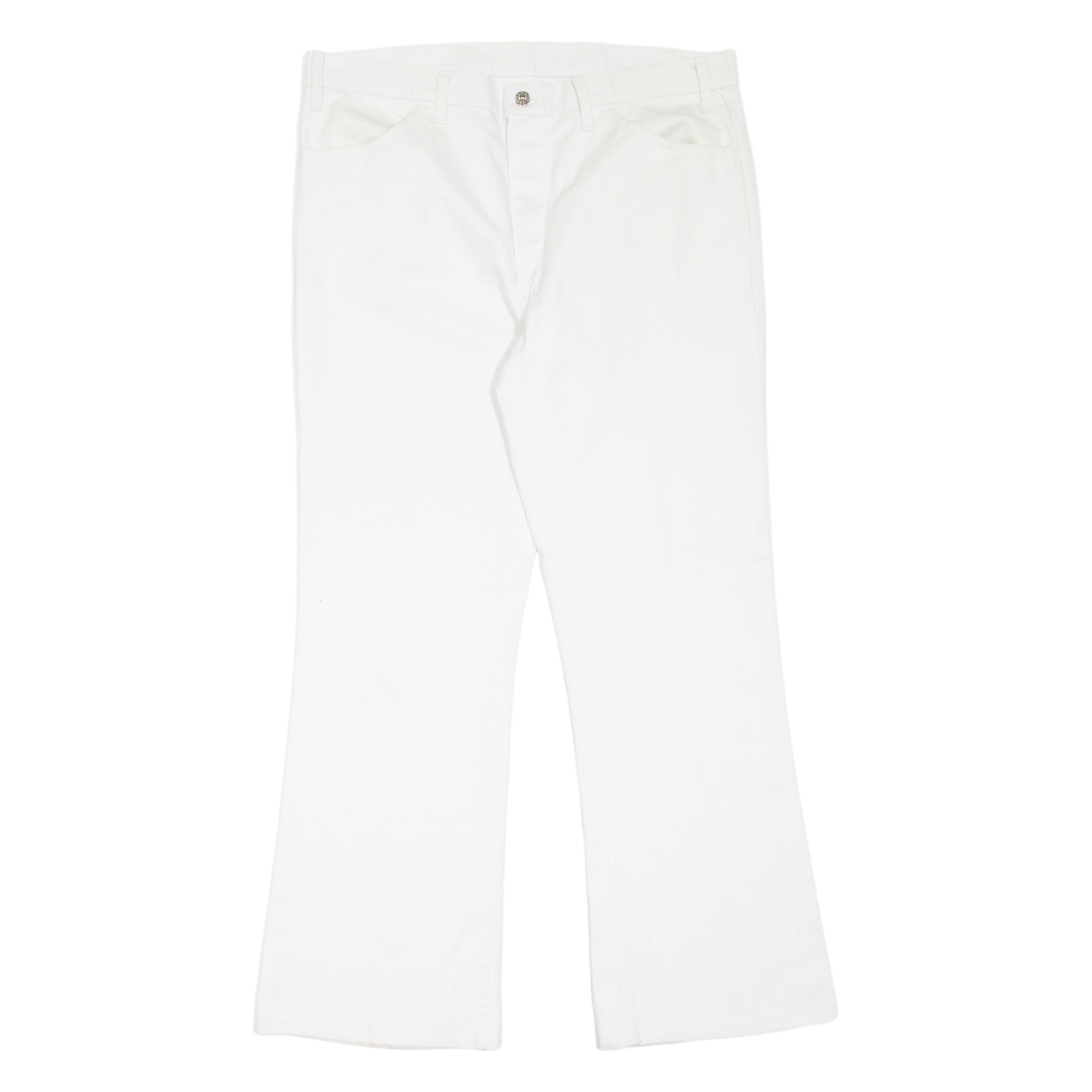 LEVI'S Sta-Prest Womens Jeans White Regular Bootcut 90s W38 L32 Refurbished - N/A refurbished available on Cerqular