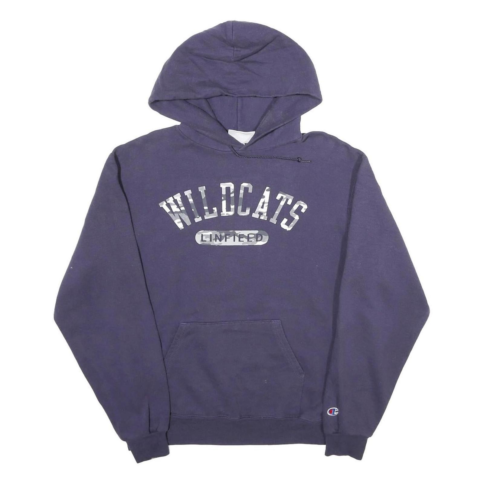 CHAMPION Mens Navy Wildcats Pullover Hoodie M Cotton Blend Casual Refurbished - N/A refurbished available on Cerqular
