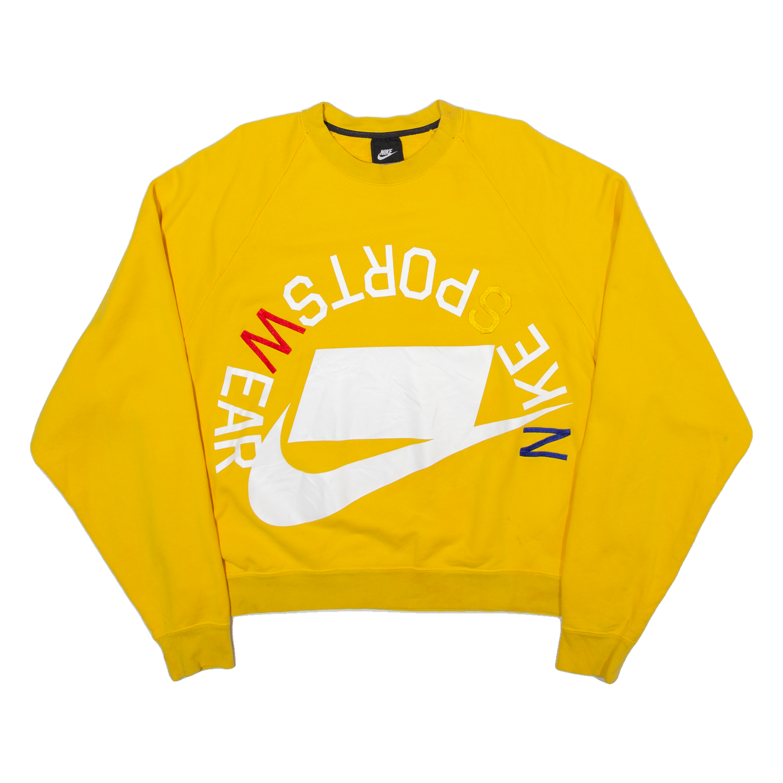 Buy NIKE Womens Sweatshirt Yellow M Refurbished - $31.19 NIKE Womens Sweatshirt Yellow M Refurbished - N/A refurbished available on Cerqular