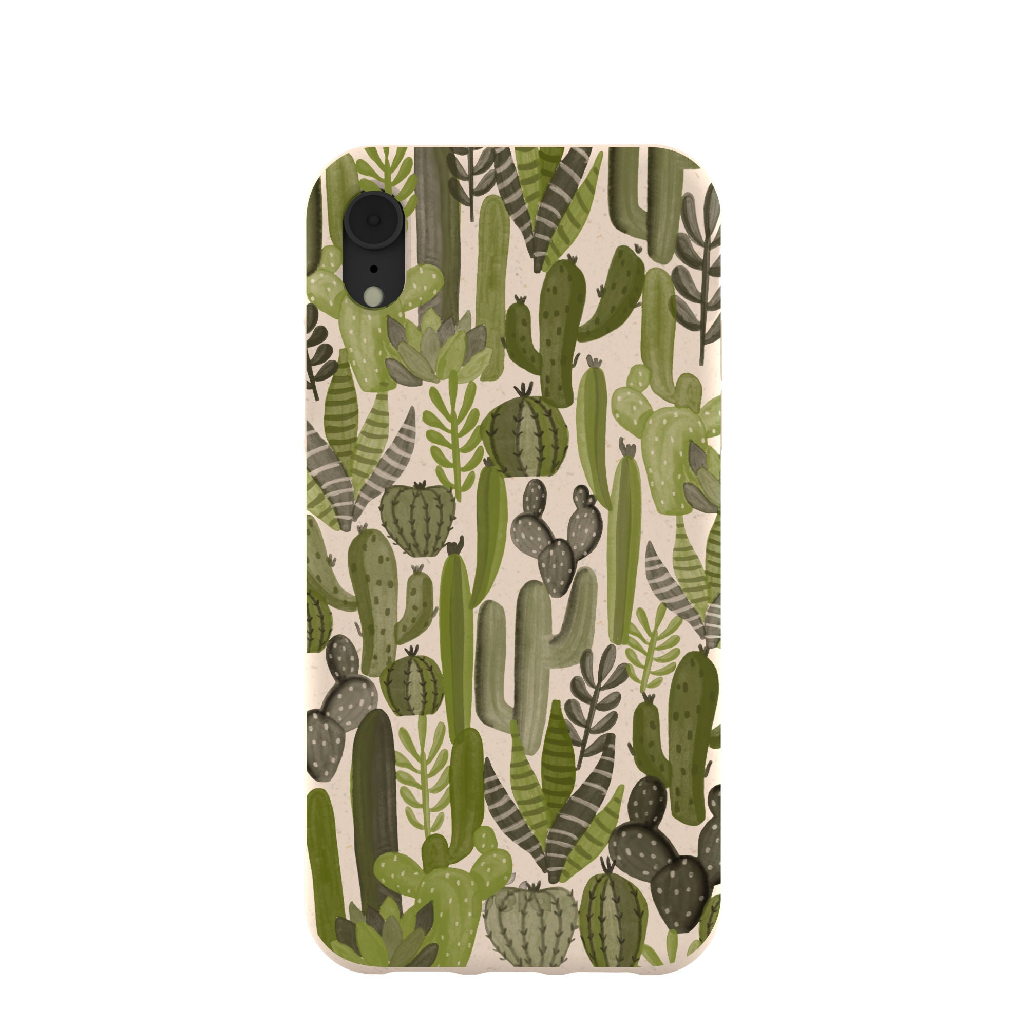 Seashell Succulent Cacti iPhone XR Case Refurbished - Pela Case refurbished available on Cerqular