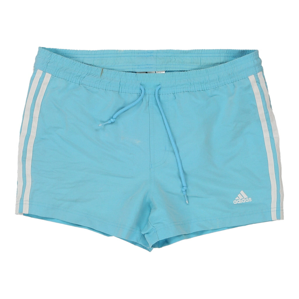 Buy Adidas Sport Shorts - Small Blue Cotton Blend Refurbished - $16.87 Adidas Sport Shorts - Small Blue Cotton Blend Refurbished - Thrifted (note: this is a term often used to describe second- refurbished available on Cerqular