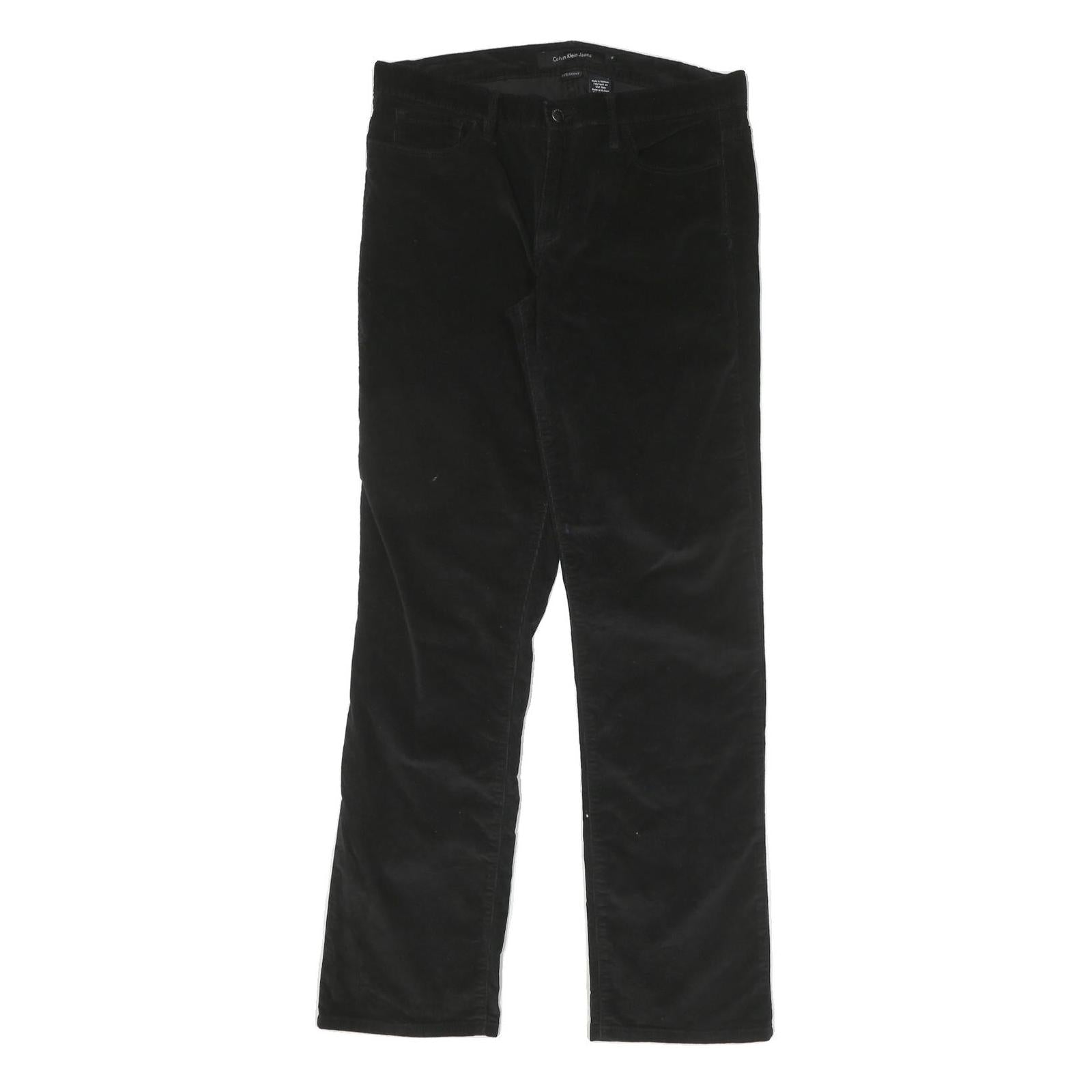 Buy CALVIN KLEIN JEANS Womens Slim Black Cotton Blend Slim Trousers W32 L32 Stylish Refurbished - $33.79 CALVIN KLEIN JEANS Womens Slim Black Cotton Blend Slim Trousers W32 L32 Stylish Refurbished - N/A refurbished available on Cerqular
