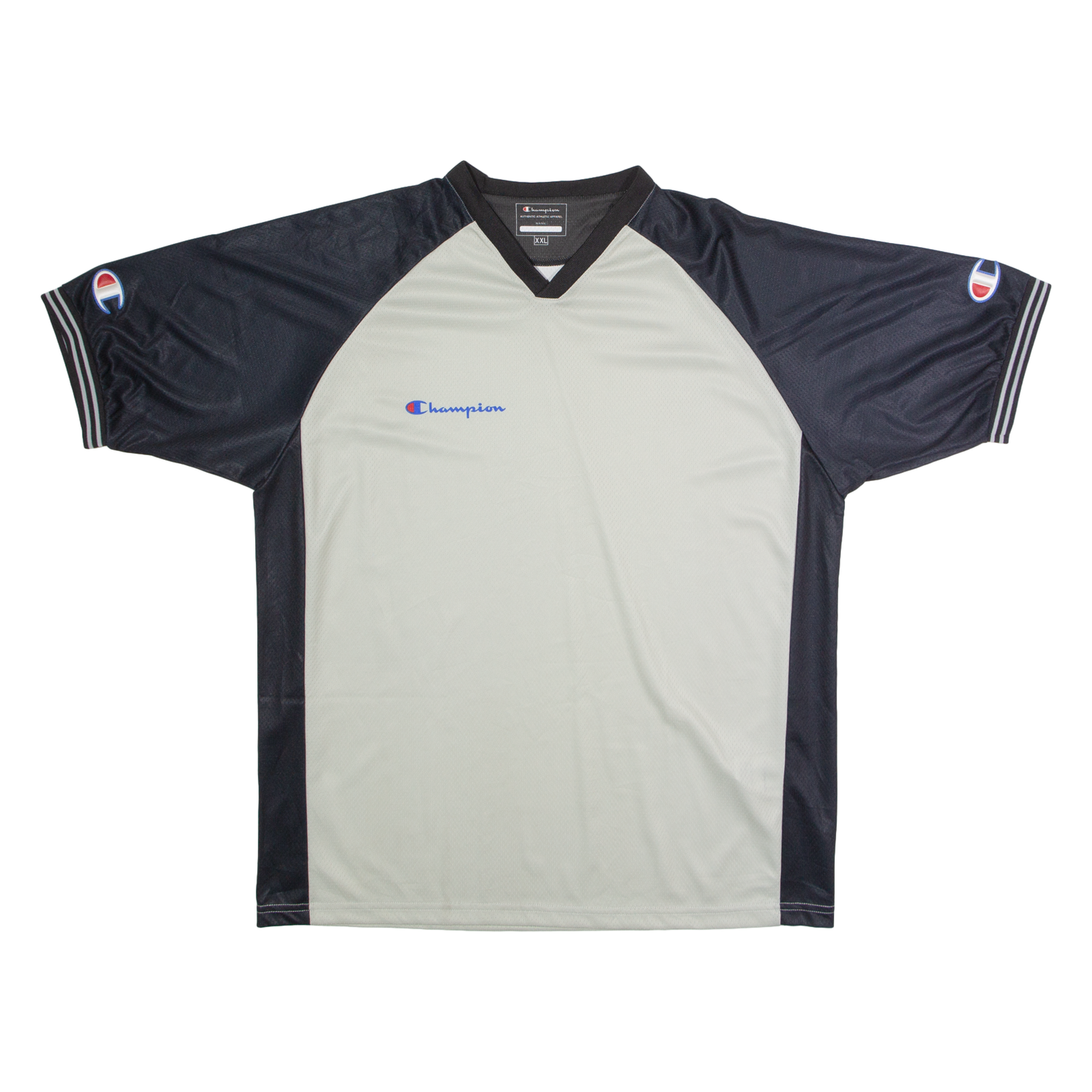 CHAMPION Mens Jersey Grey V-Neck 2XL Refurbished - N/A refurbished available on Cerqular