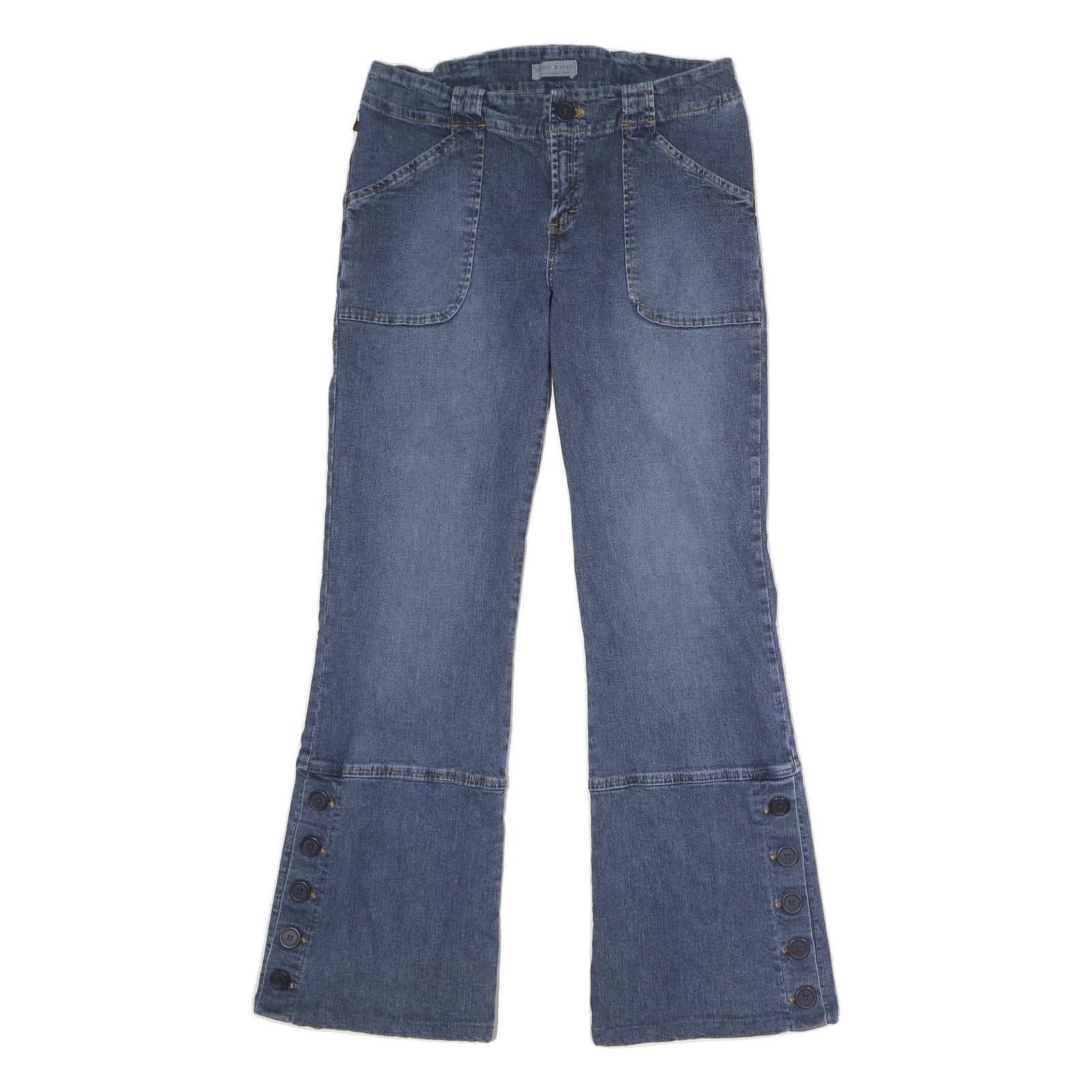 Buy TOMMY JEANS Womens Relaxed Blue Denim Jeans W34 L32 Button Detail Flared Refurbished - $29.89 TOMMY JEANS Womens Relaxed Blue Denim Jeans W34 L32 Button Detail Flared Refurbished - N/A refurbished available on Cerqular