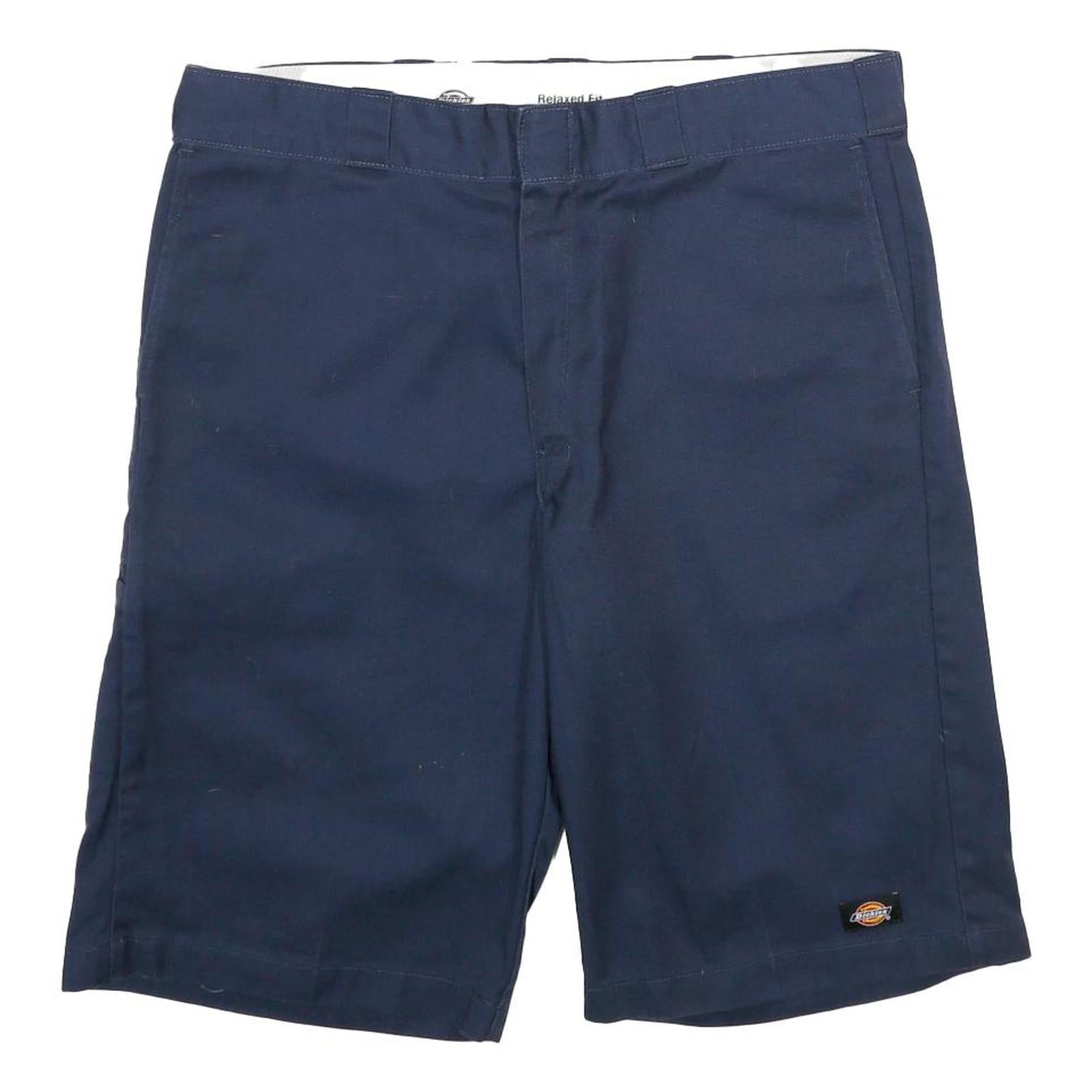 DICKIES Mens Shorts Navy Blue Relaxed Fit Workwear L W36 Refurbished - N/A refurbished available on Cerqular
