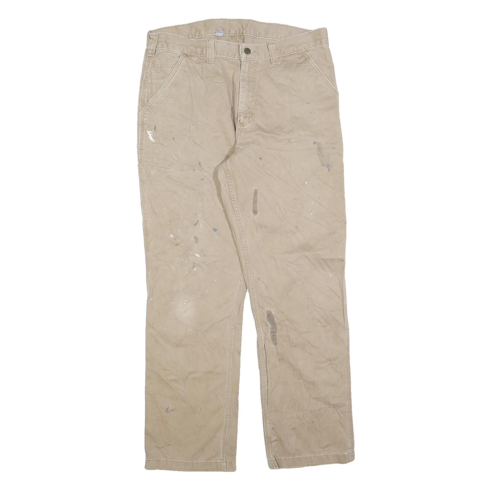 DICKIES Mens Jeans Beige Relaxed Straight Denim W36 L32 Workwear Utility Refurbished - N/A refurbished available on Cerqular