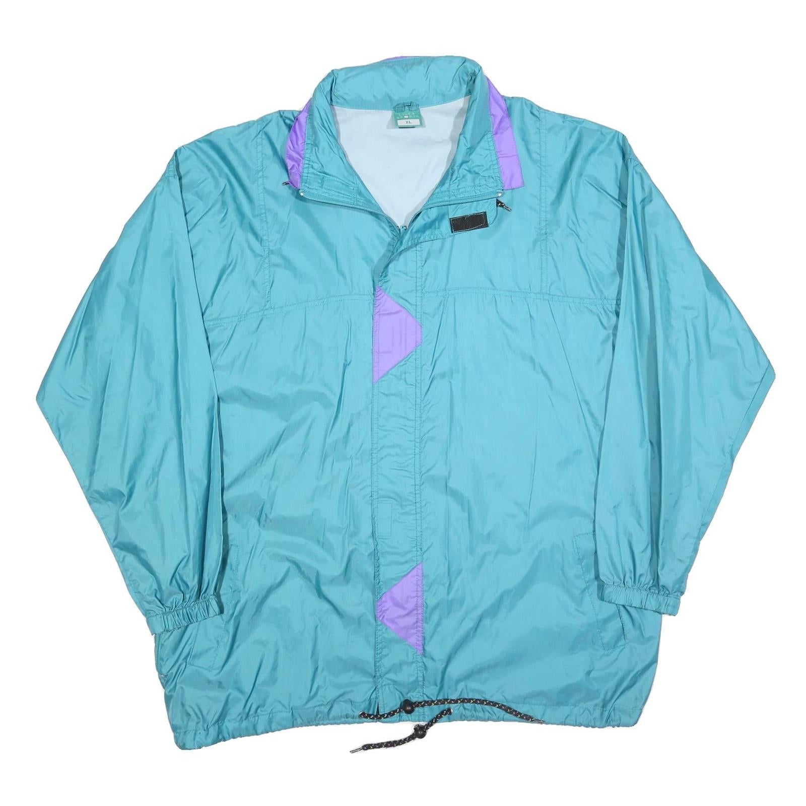 LINEA SPORTA Mens Blue & Purple Zip Polyester Blend Jacket XL Lightweight Casual Refurbished - N/A refurbished available on Cerqular