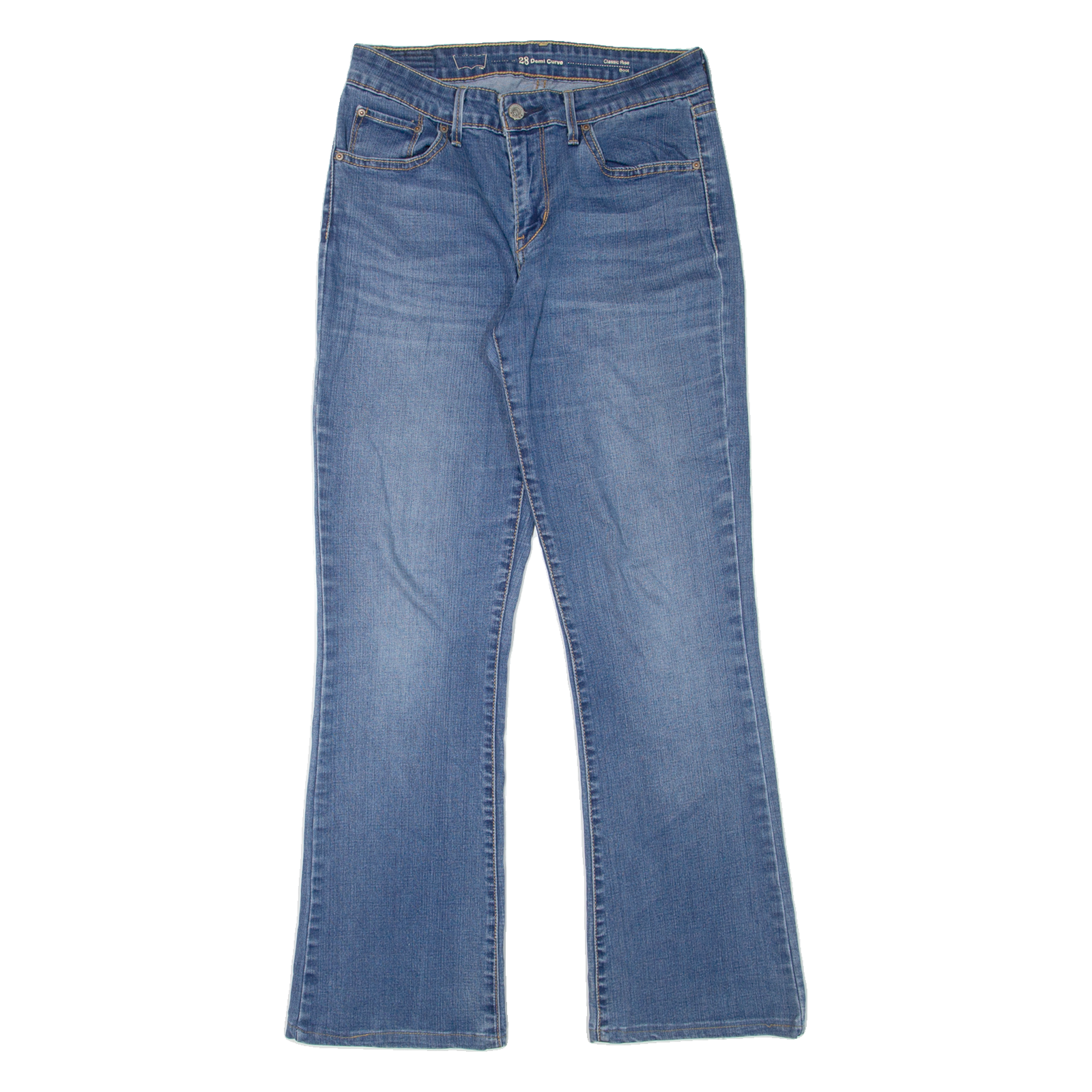 LEVI'S Classic Rise Womens Jeans Blue Regular Bootcut Stone Wash W28 L29 Refurbished - N/A refurbished available on Cerqular