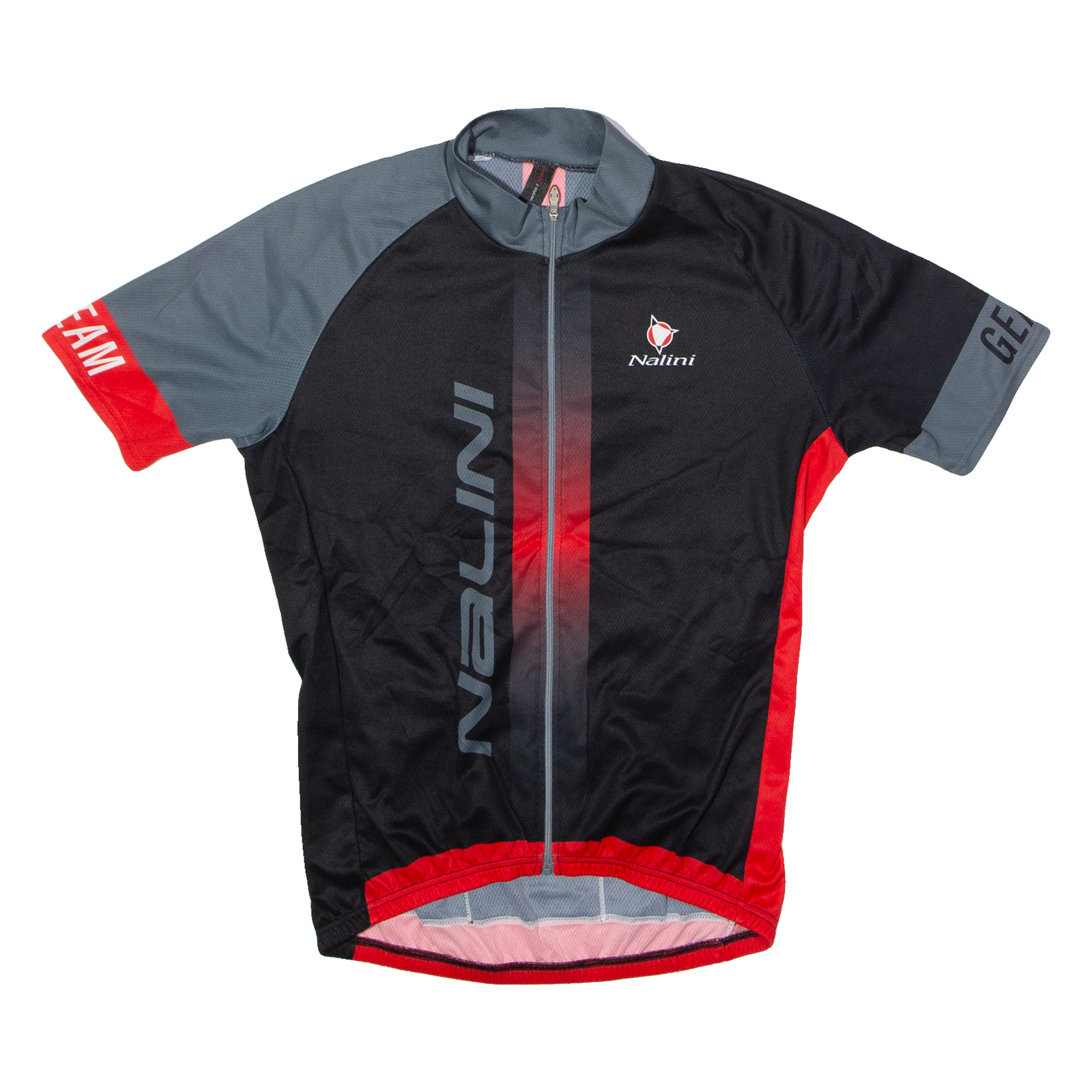 NALINI Full Zip Cycling Mens Jersey Black High Neck L Refurbished - N/A refurbished available on Cerqular