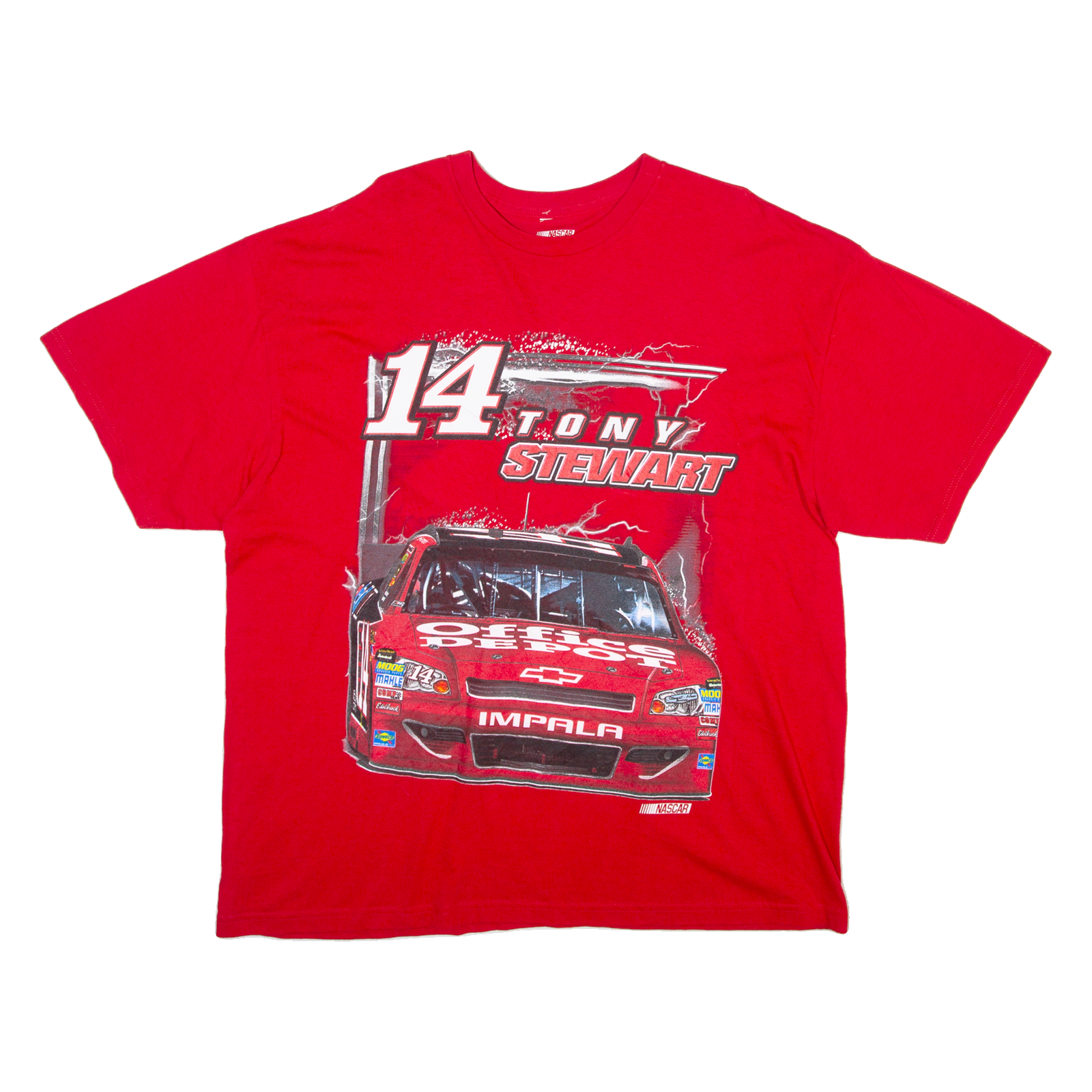 NASCAR Tony Stewart Mens T-Shirt Red USA 2XL Refurbished - N/A refurbished available on Cerqular