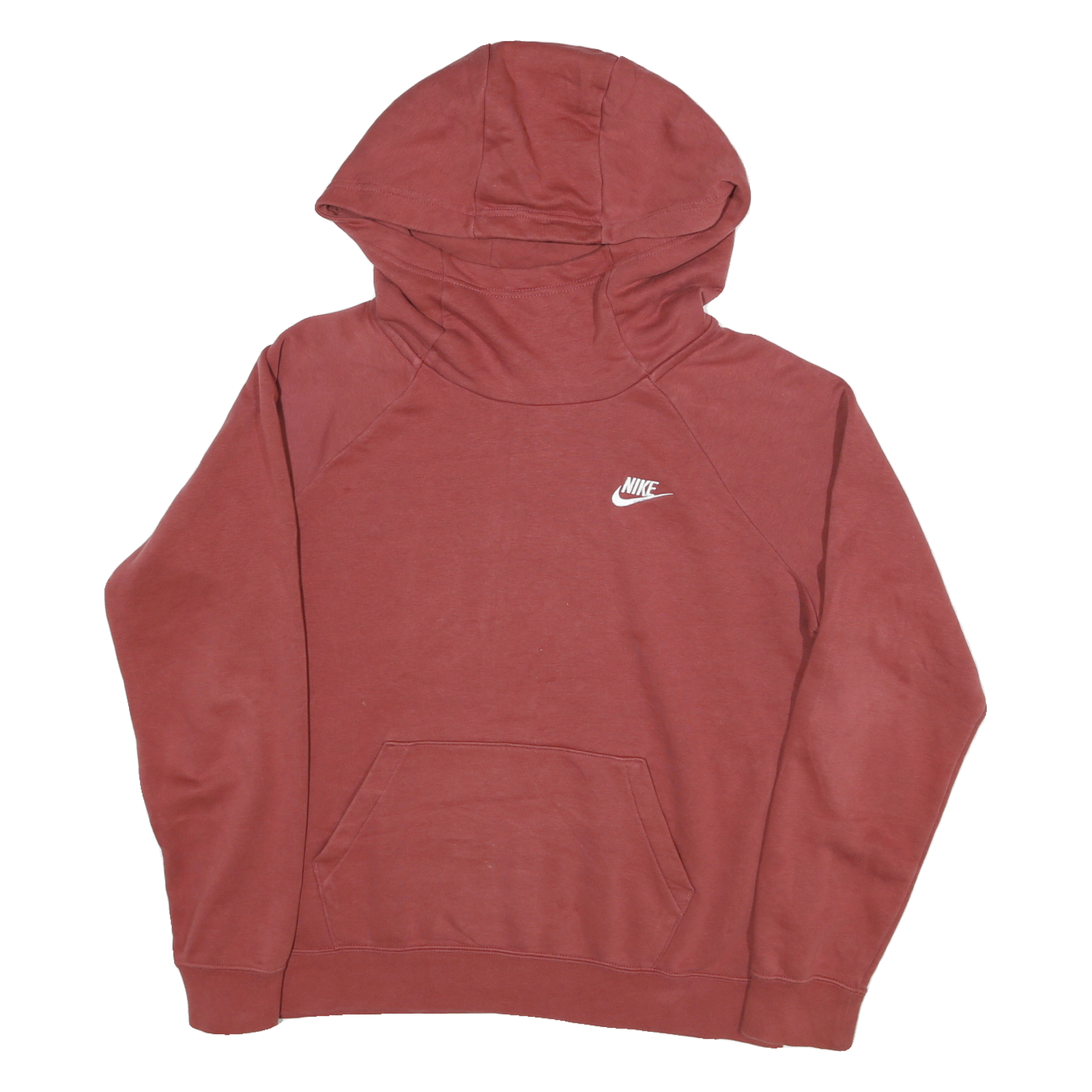 Buy NIKE Womens Red Pullover Hoodie M Simple Logo Cotton Blend Casual Refurbished - $36.39 NIKE Womens Red Pullover Hoodie M Simple Logo Cotton Blend Casual Refurbished - N/A refurbished available on Cerqular