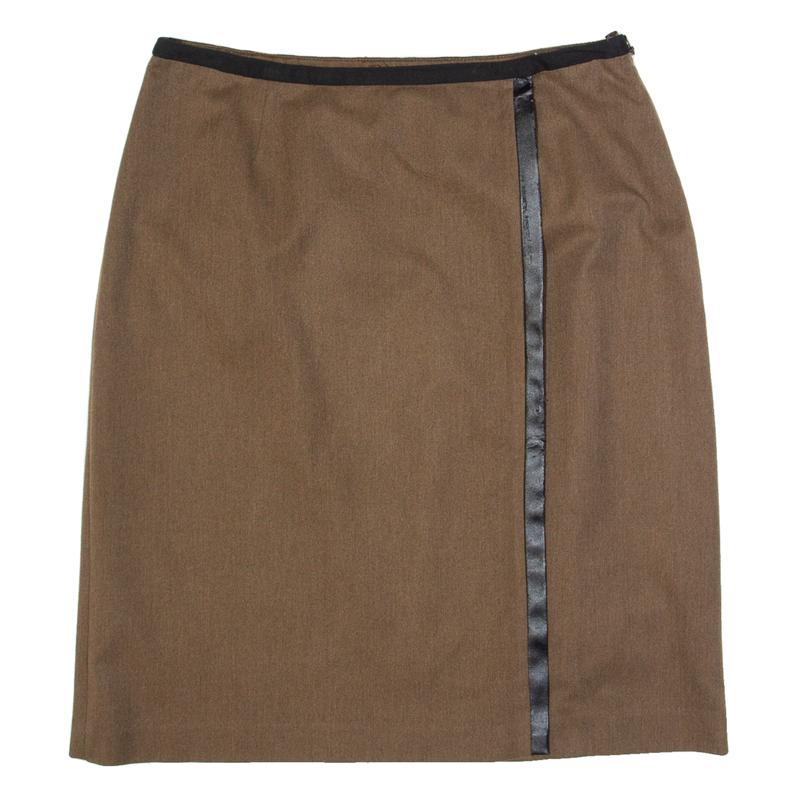 LAURA ASHLEY Womens Straight Skirt Brown Short UK 12 Refurbished - N/A refurbished available on Cerqular