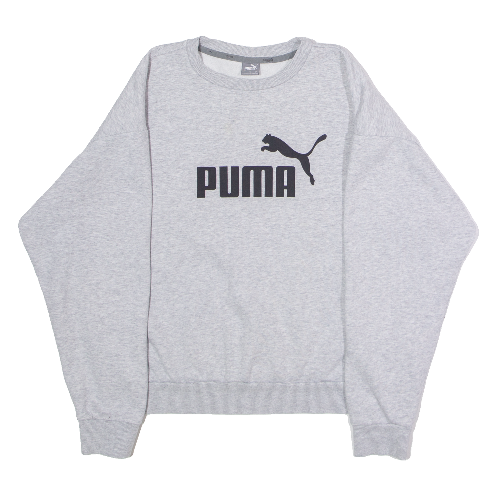 PUMA Womens Sweatshirt Grey Crew Neck L Refurbished - N/A refurbished available on Cerqular