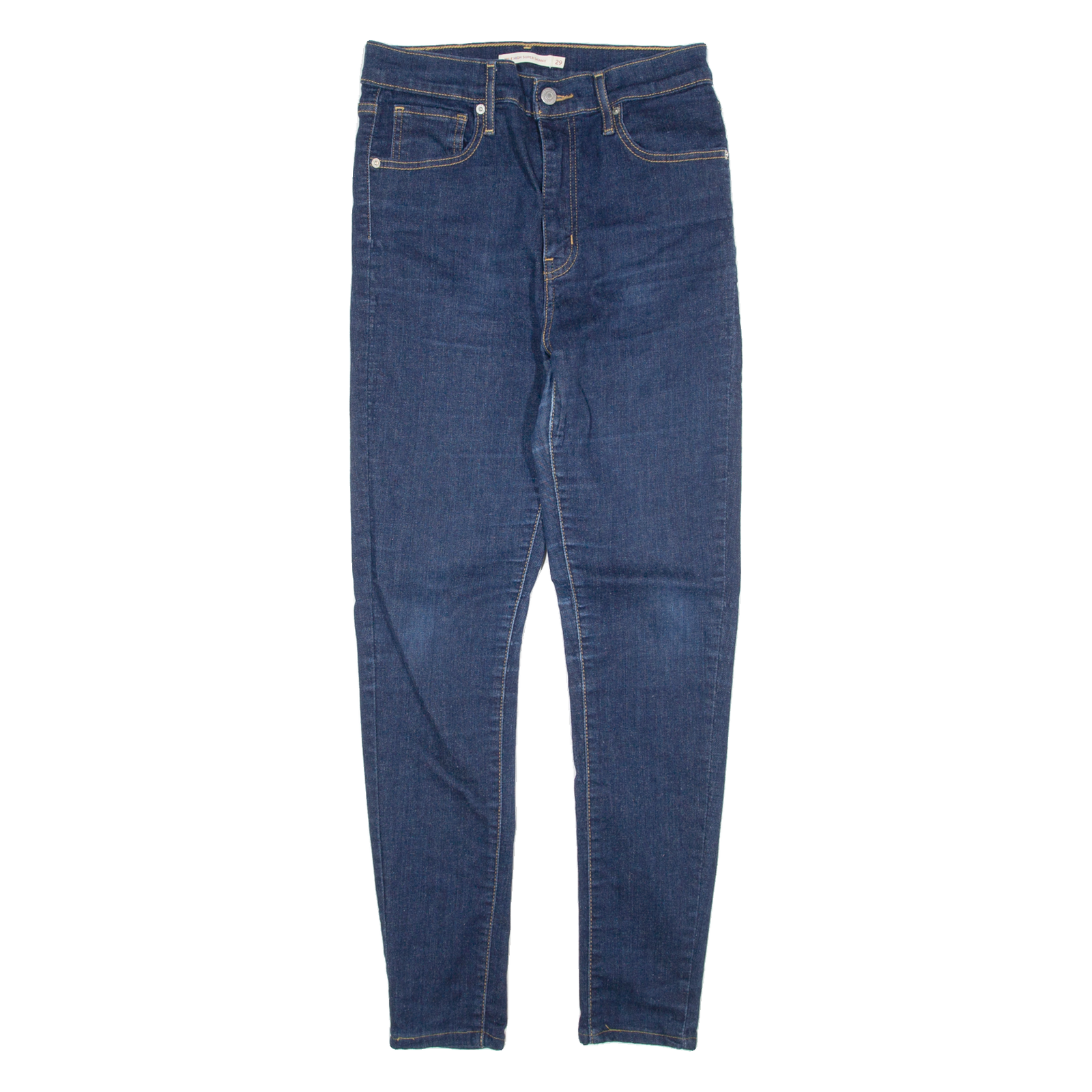 LEVI'S Womens Jeans Blue Slim Skinny W29 L30 Refurbished - N/A refurbished available on Cerqular