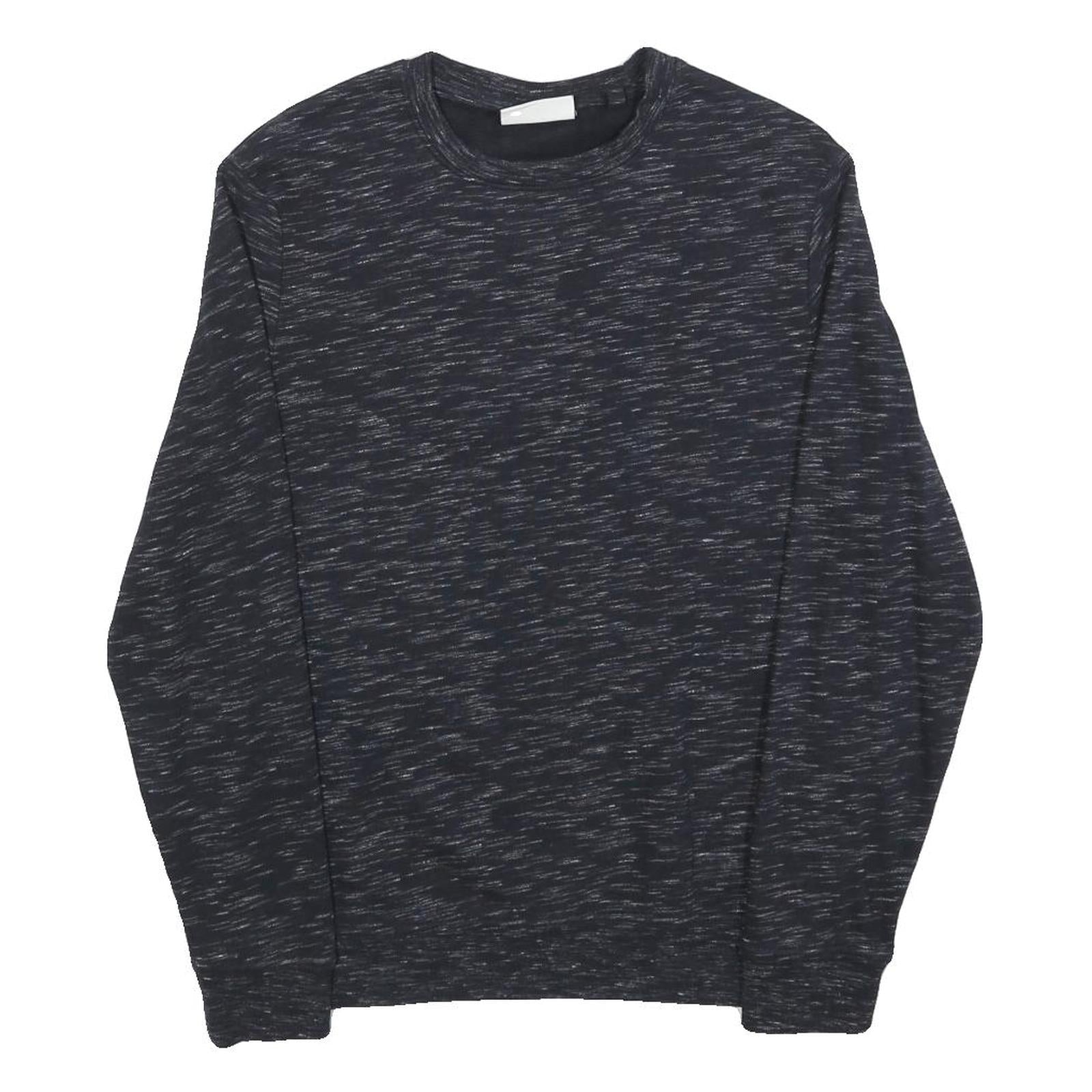 C&A Mens Black Marle Cotton Blend Crew Neck Sweatshirt S Casual Pullover Refurbished - N/A refurbished available on Cerqular