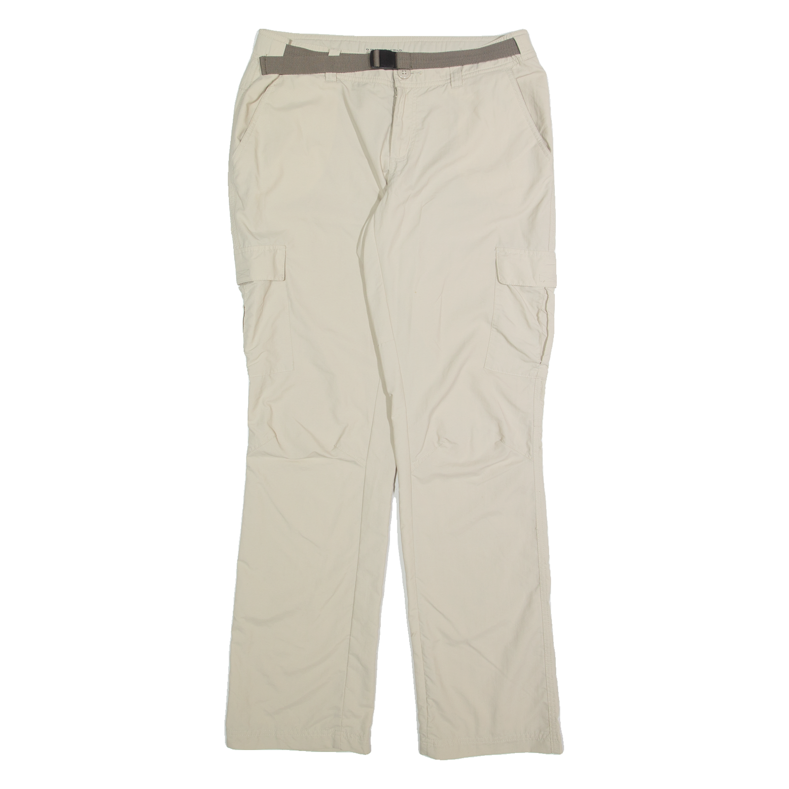 COLUMBIA Outdoor Cargo Mens Trousers Cream Regular Straight Nylon W30 L30 Refurbished - N/A refurbished available on Cerqular