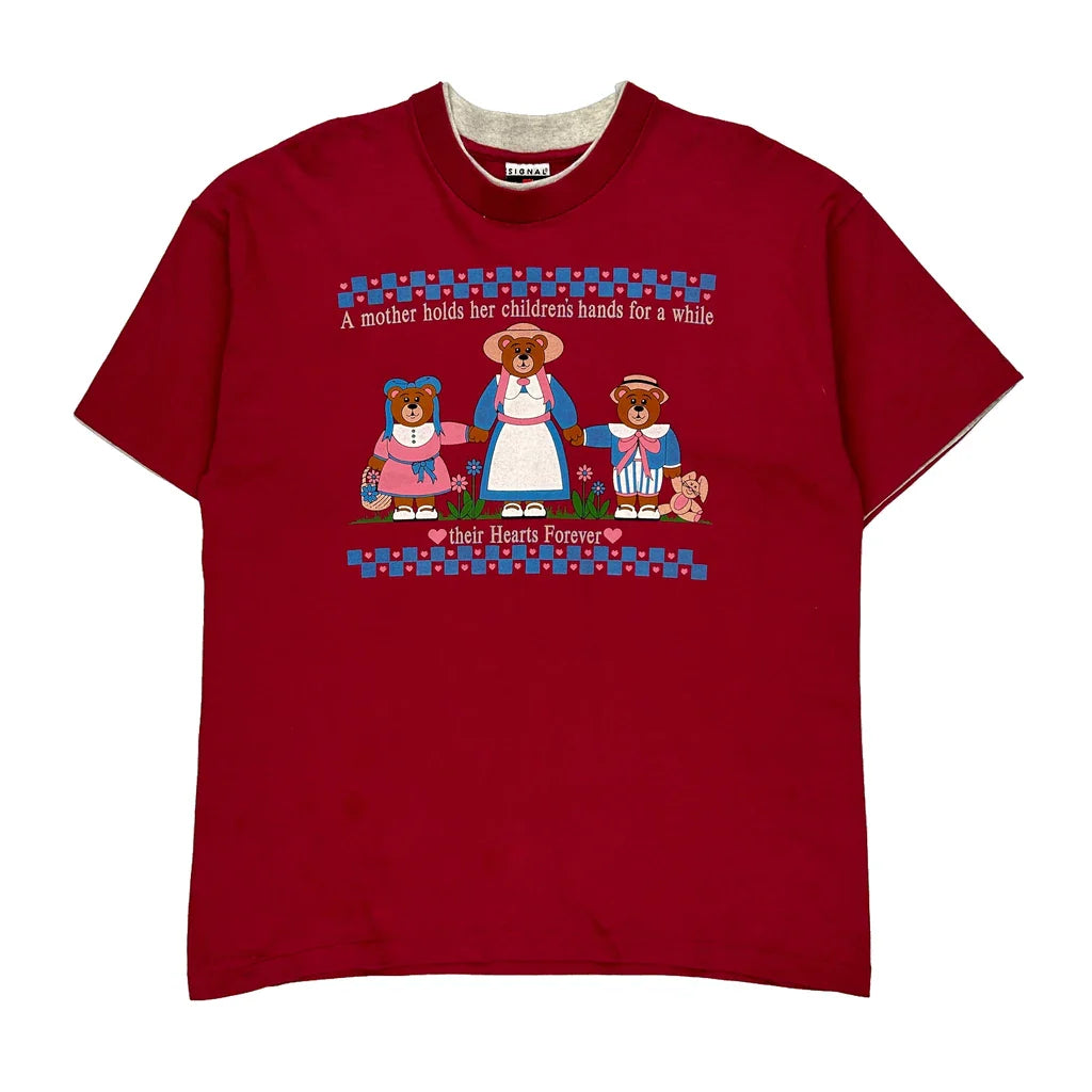 Buy Mother'S Day Signal Sports Single Stitch T-Shirt - XL Red Cotton Refurbished - $11.78 Mother'S Day Signal Sports Single Stitch T-Shirt - XL Red Cotton Refurbished - Thrifted (note: this is a term often used to describe second- refurbished available on Cerqular