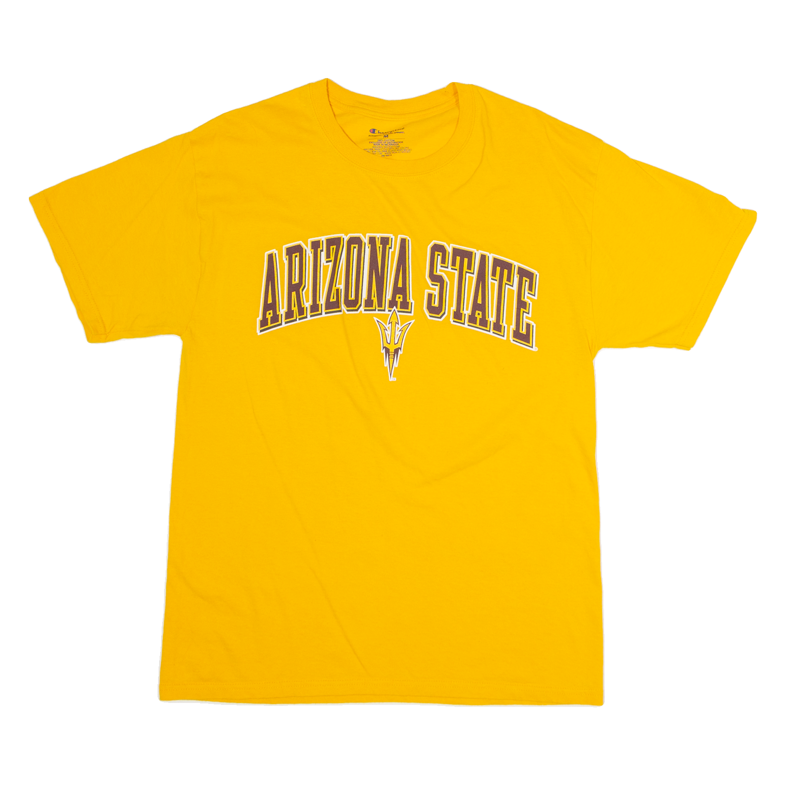CHAMPION Arizona State Mens T-Shirt Yellow USA M Refurbished - N/A refurbished available on Cerqular