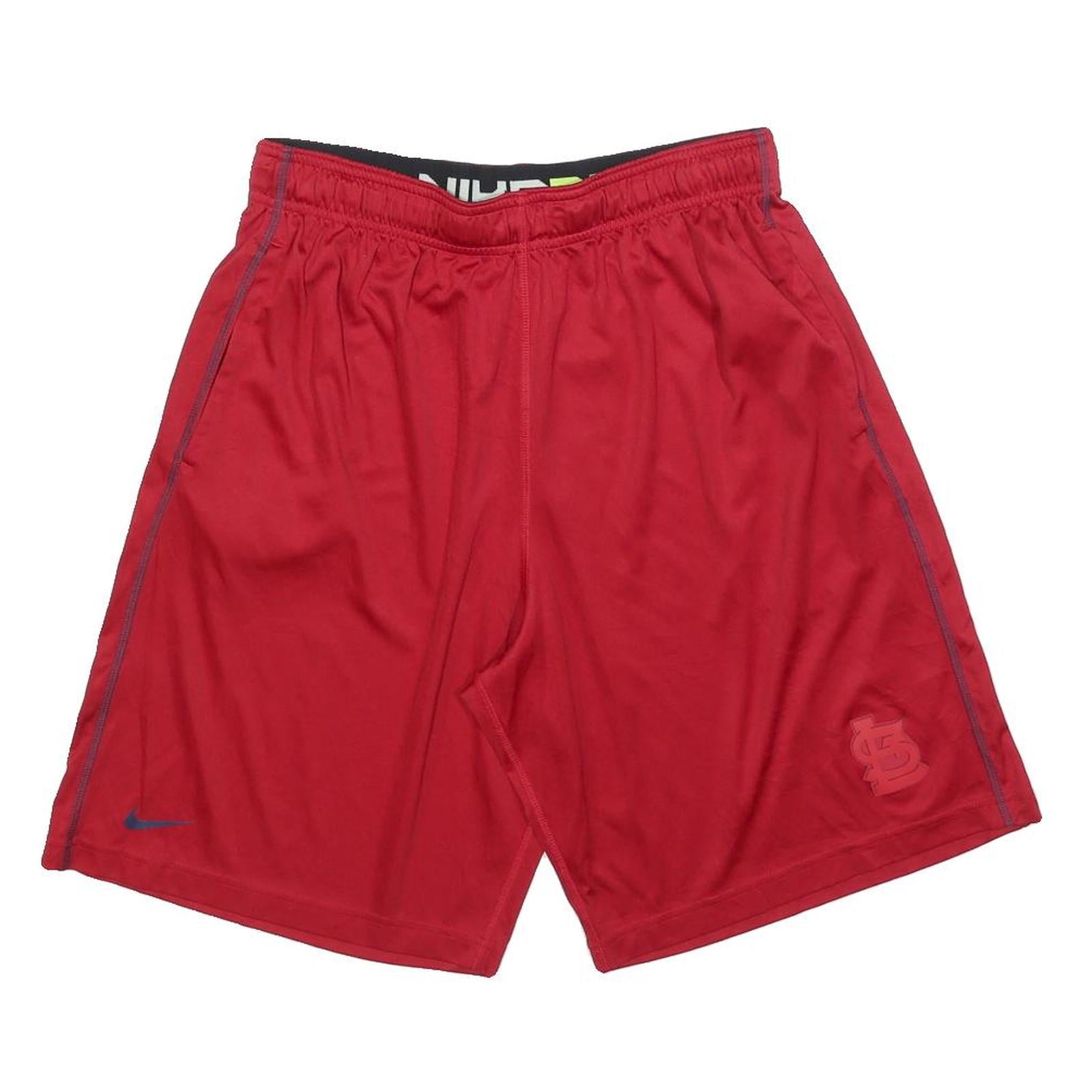NIKE Mens Red Sports Casual Polyester Shorts M W30 Athletic Comfortable Refurbished - N/A refurbished available on Cerqular