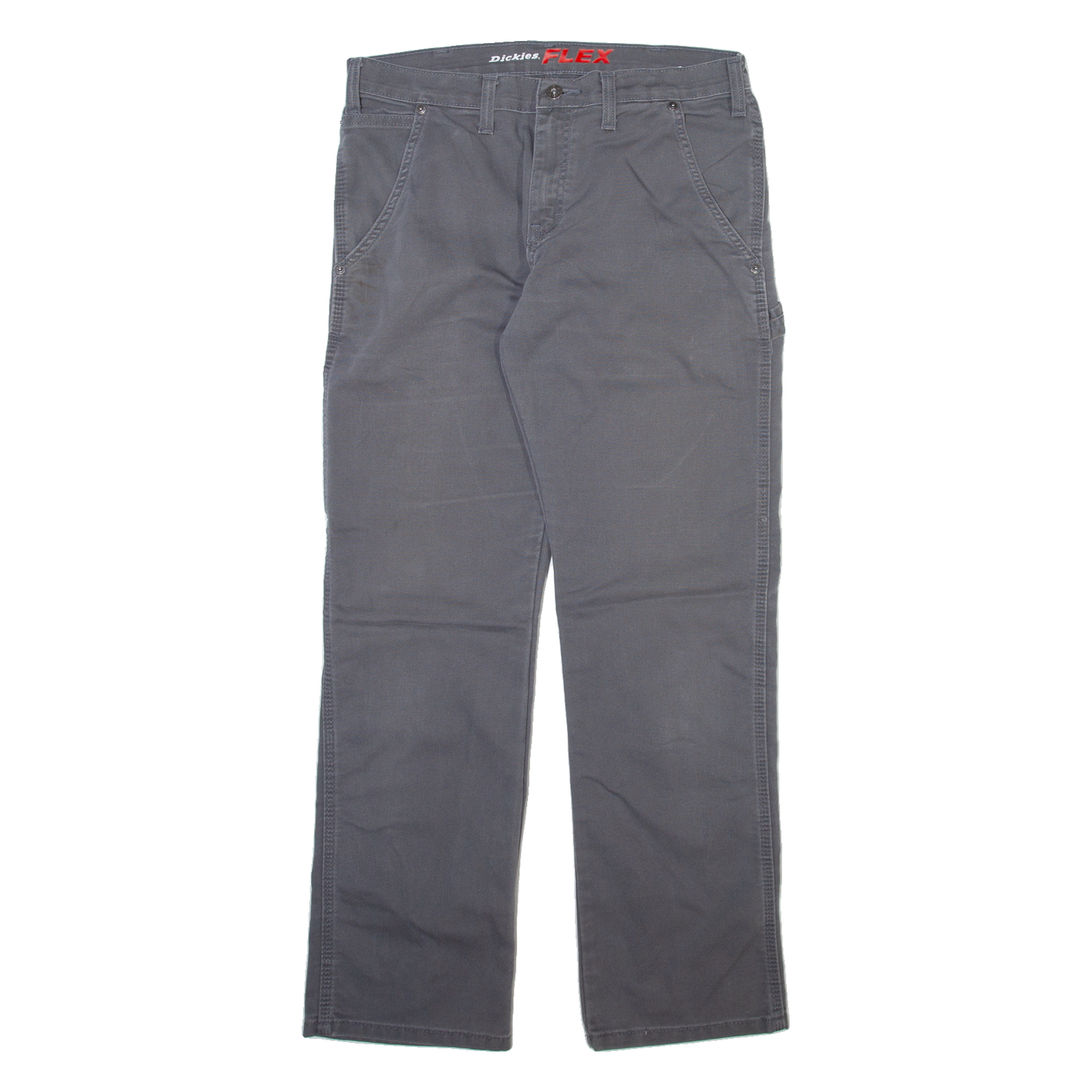 DICKIES Carpenter Womens Trousers Grey Regular Straight W32 L32 Refurbished - N/A refurbished available on Cerqular