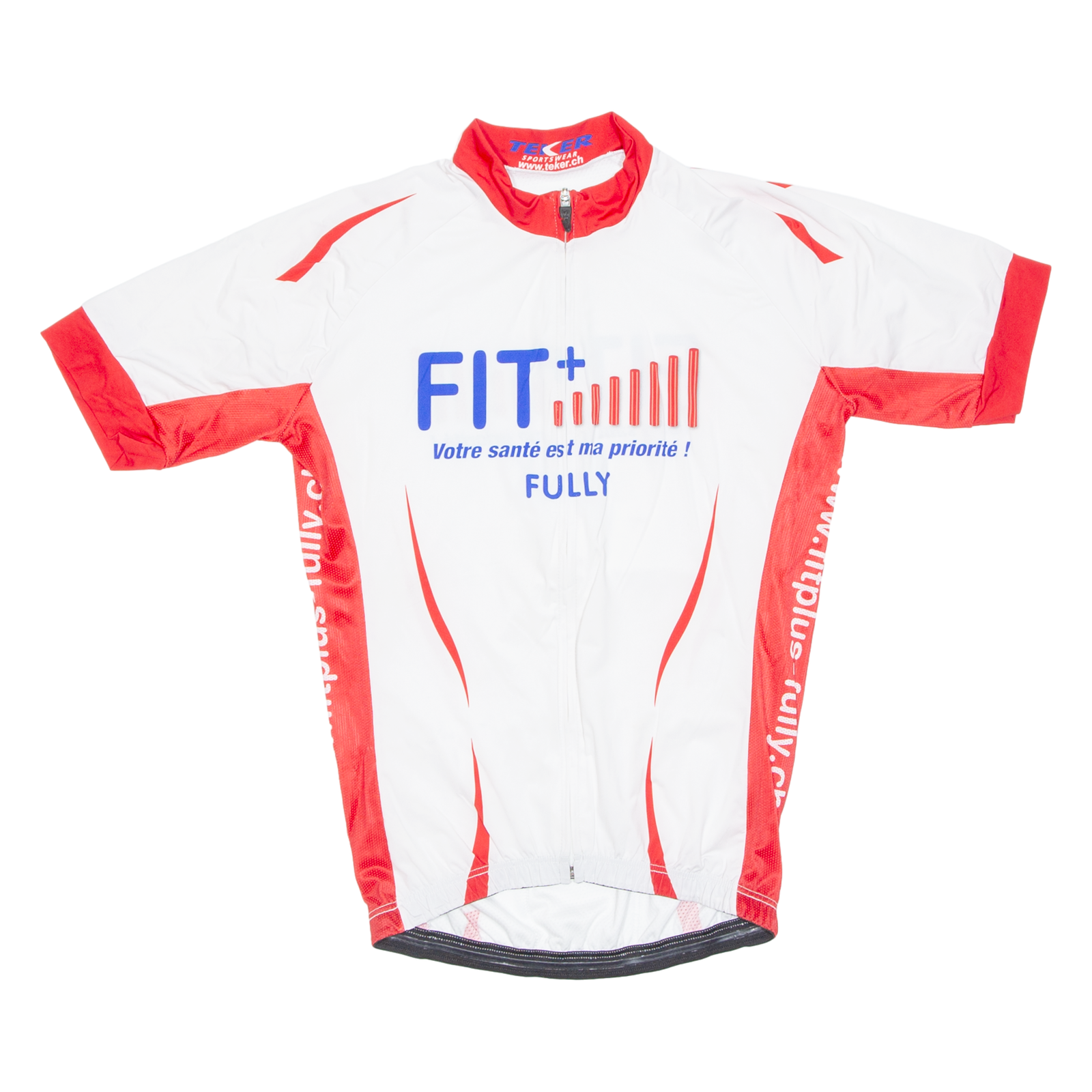 Cycling Mens Jersey White 1/2 Zip L Refurbished - N/A refurbished available on Cerqular