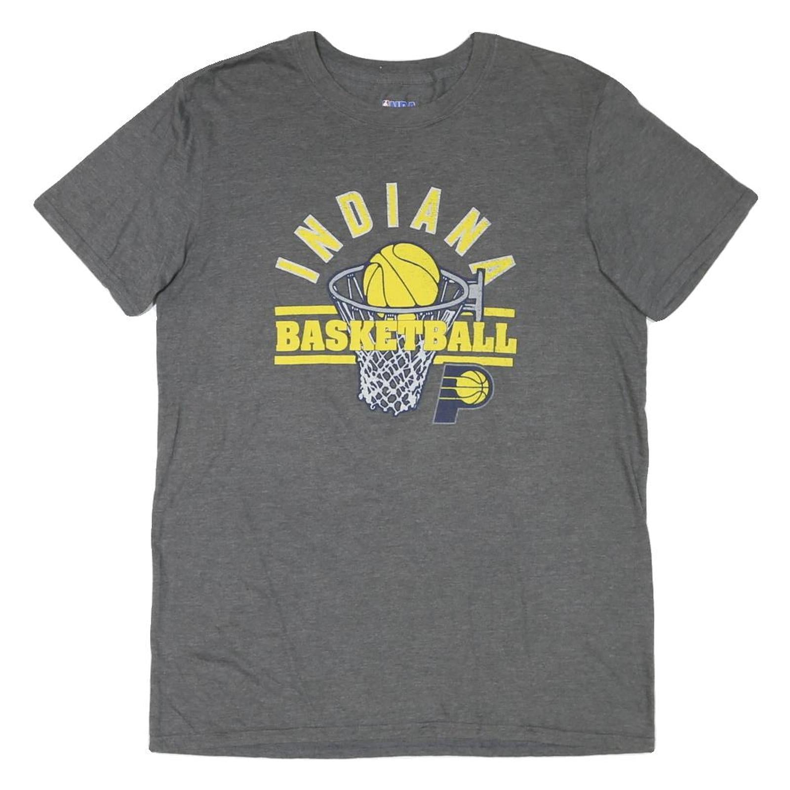 NBA Mens Grey Indiana Basketball Graphic T-Shirt M Short Sleeve Crew Neck Refurbished - N/A refurbished available on Cerqular