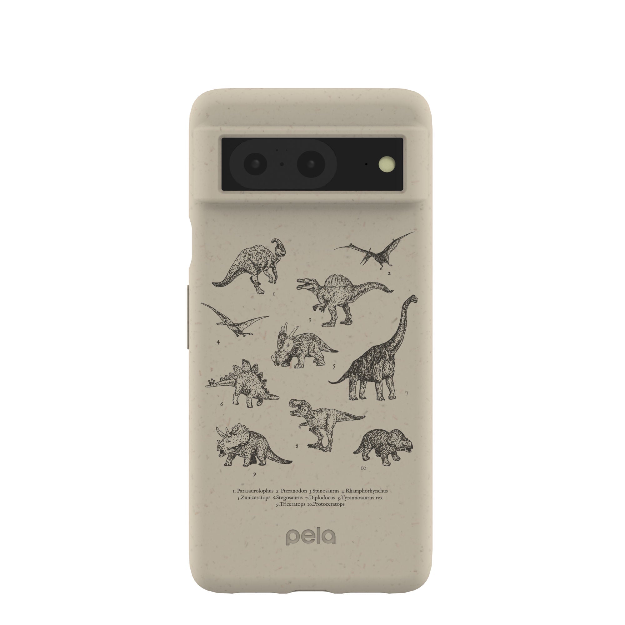 London Fog Dinosaurology Google Pixel 8 Case Refurbished - Pela Case refurbished available on Cerqular