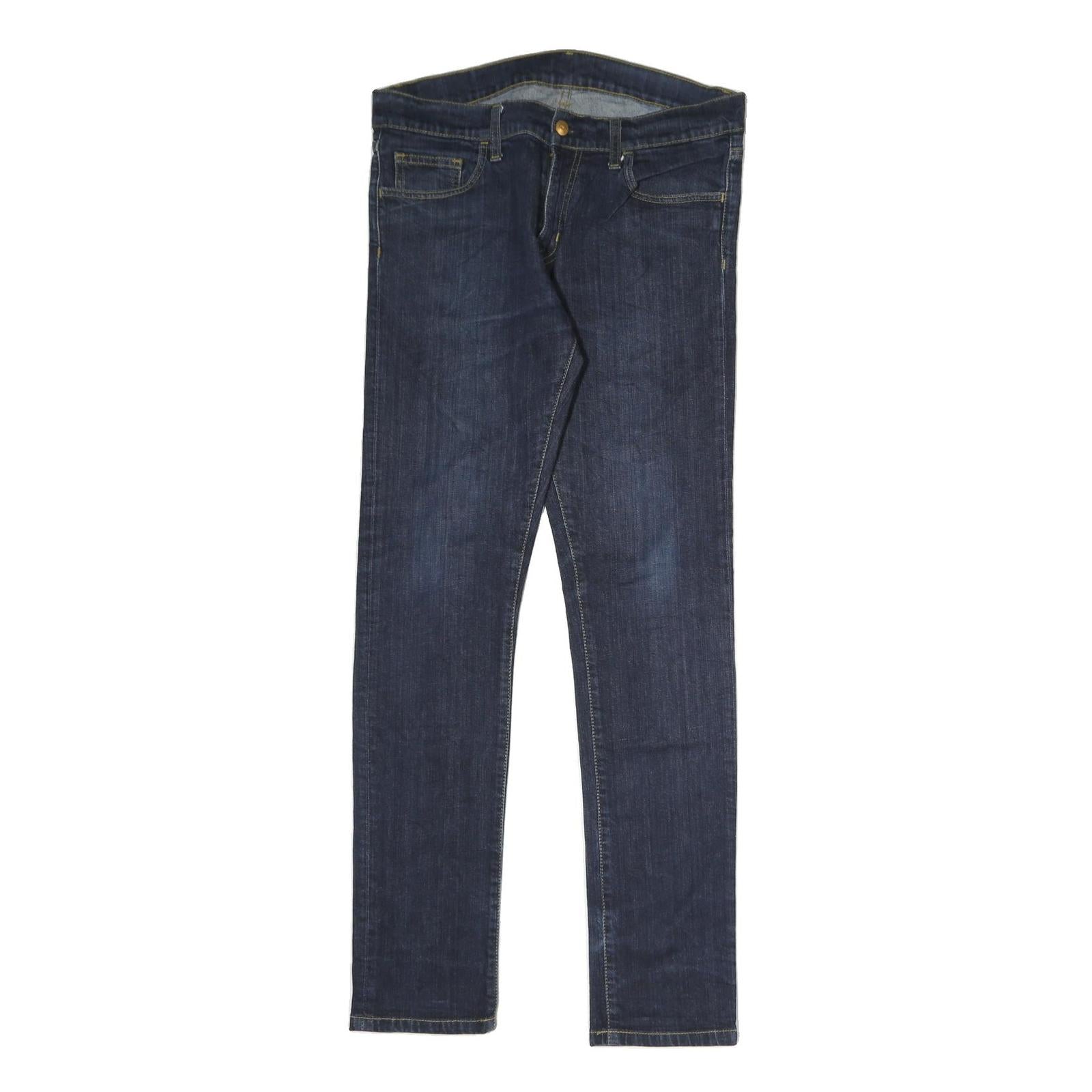 CARHARTT Mens Slim Blue Denim Jeans W32 L31 Classic Fit Zip Closure Refurbished - N/A refurbished available on Cerqular